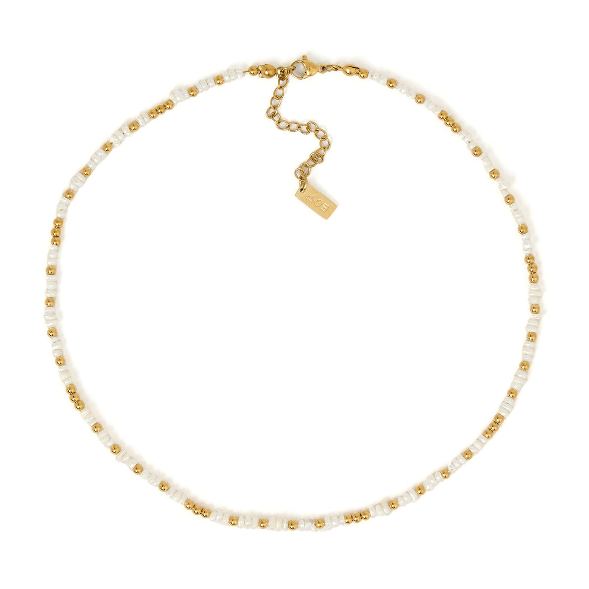 Lucia Pearl And Gold Necklace