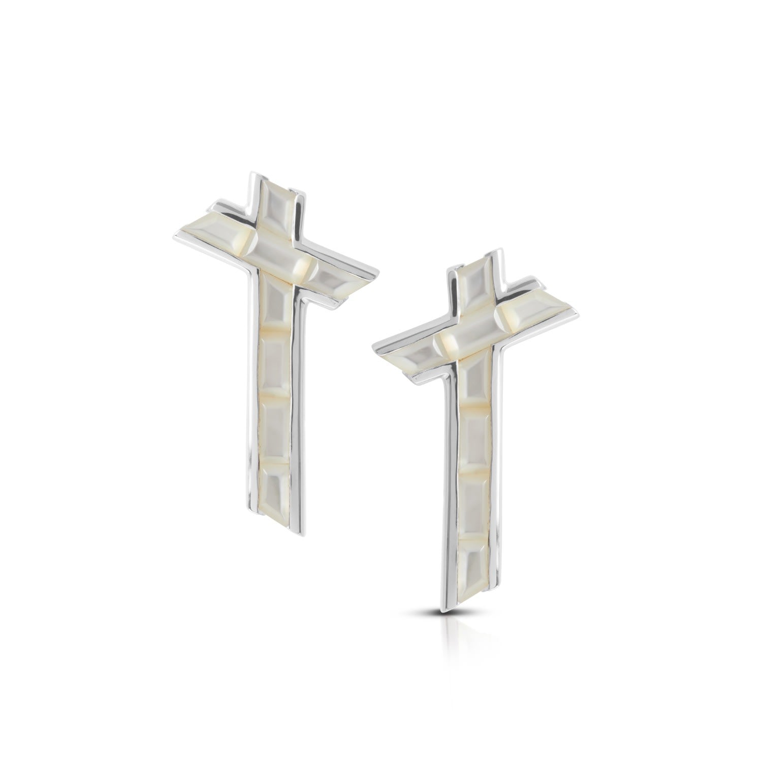 Lucky Star Earrings - June - Pearl - Silver