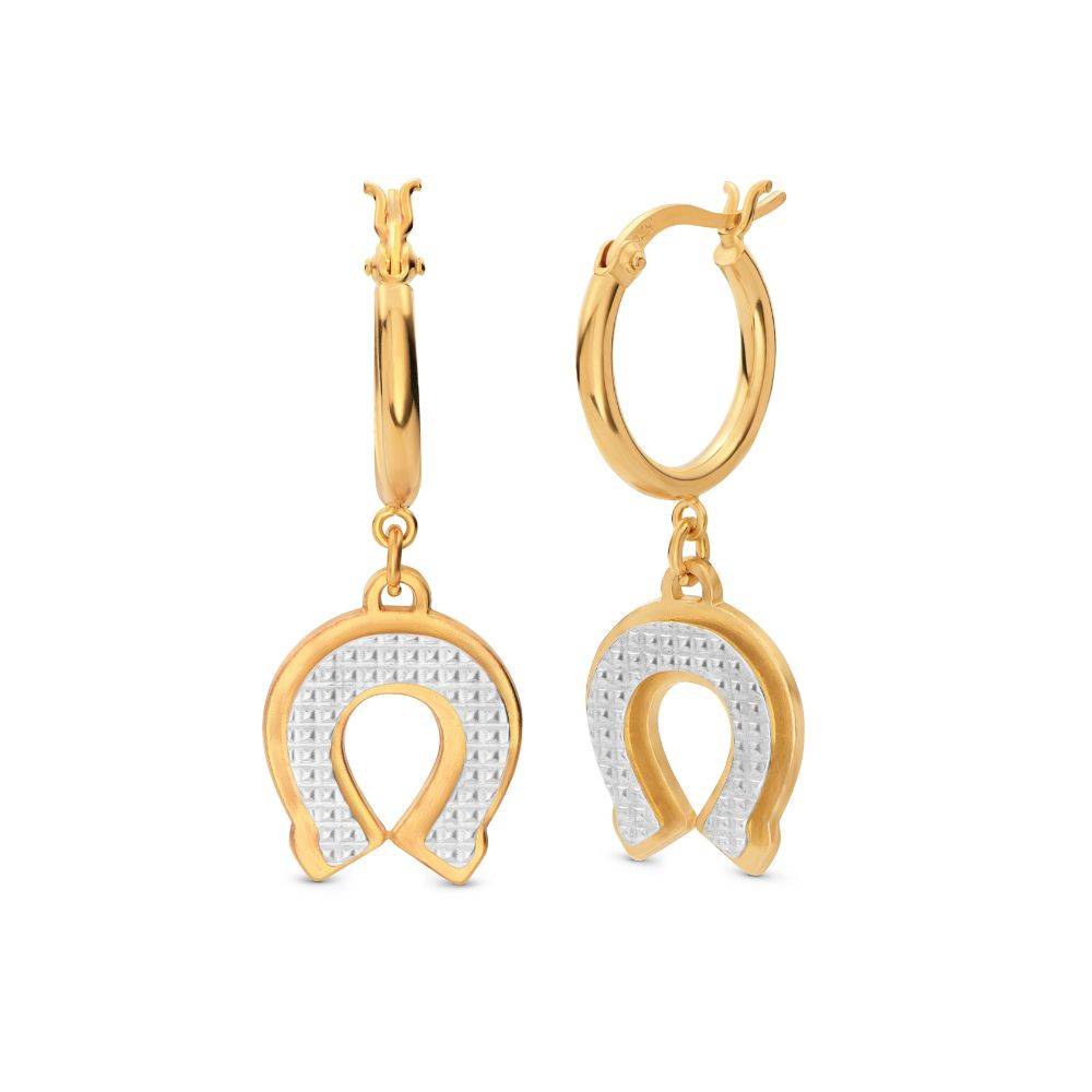 Lucky You Hoop Earrings in Gold Vermeil - Nicky Hilton Collection