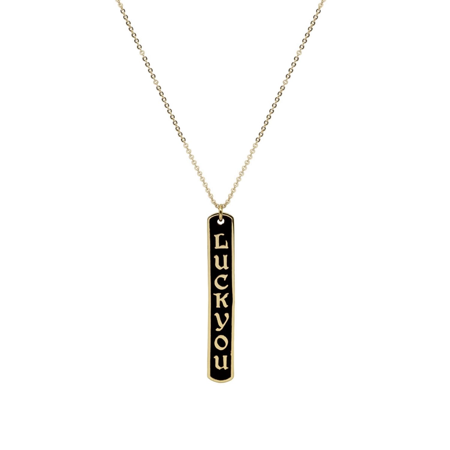 Luckyou - Black - Pendant Necklace
