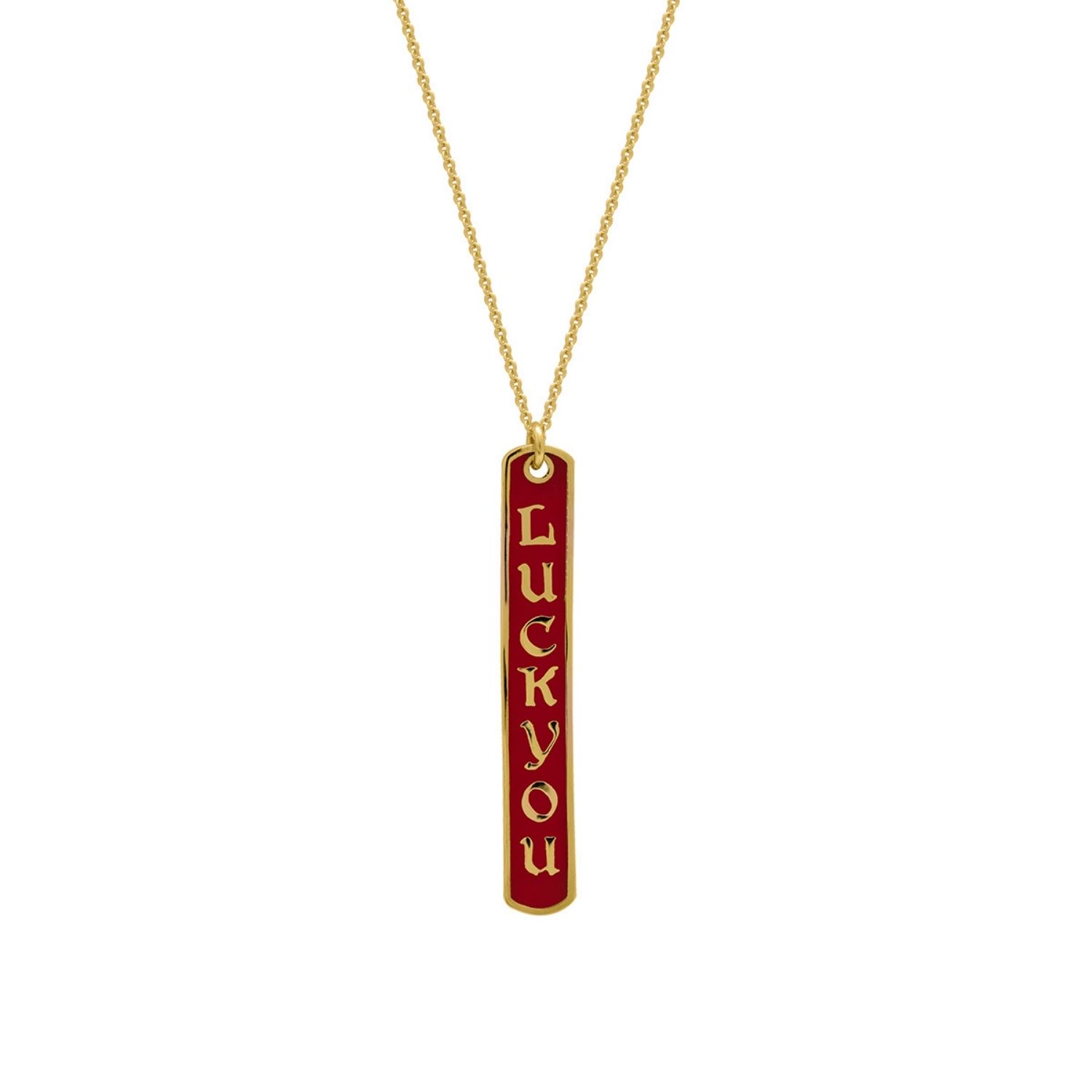 Luckyou - Red - Pendant Necklace