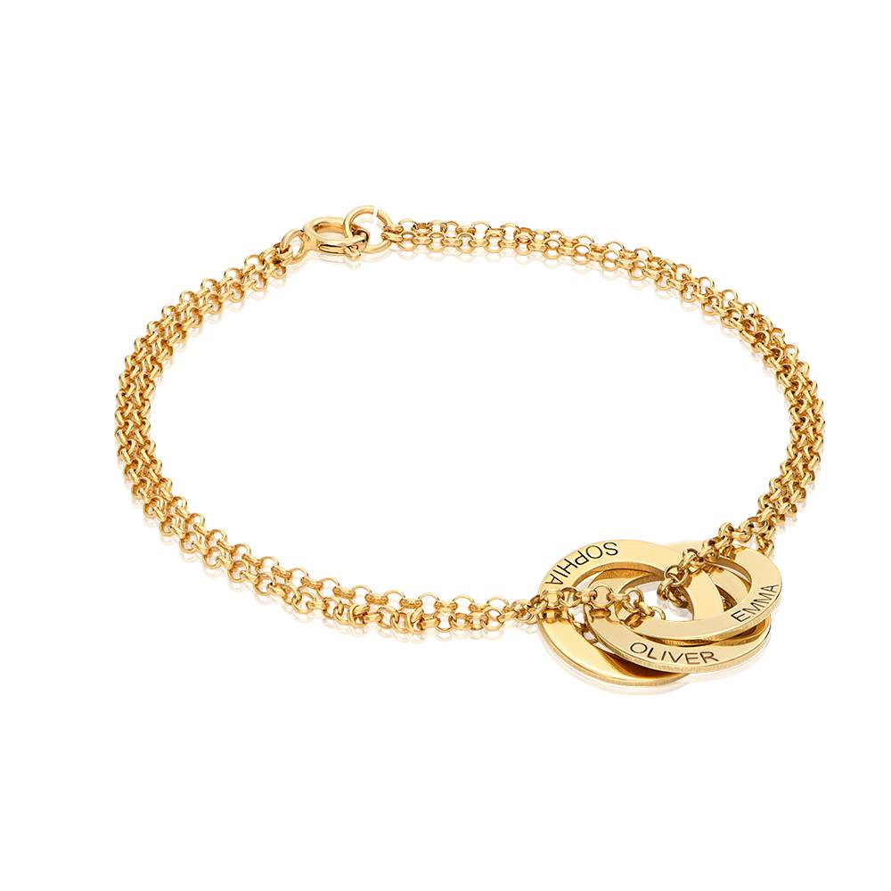 Lucy Russian Ring Bracelet in Gold Plating