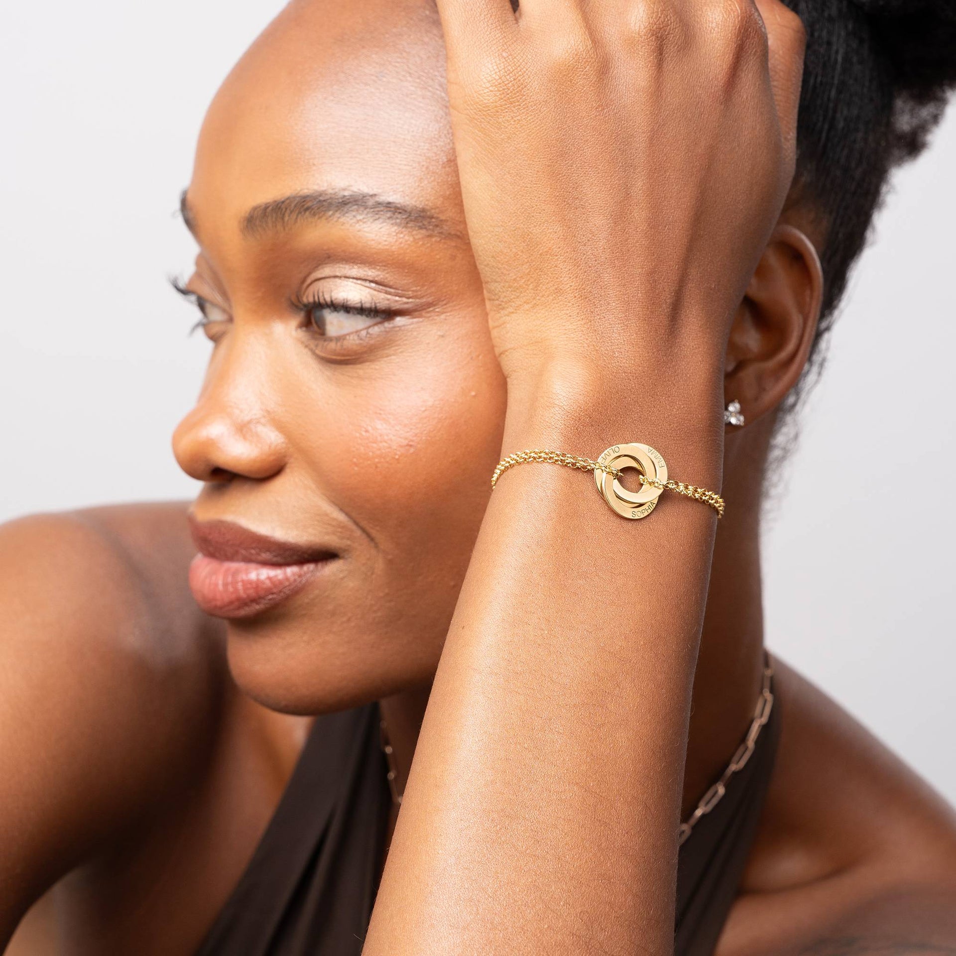 Lucy Russian Ring Bracelet in 18K Gold Vermeil