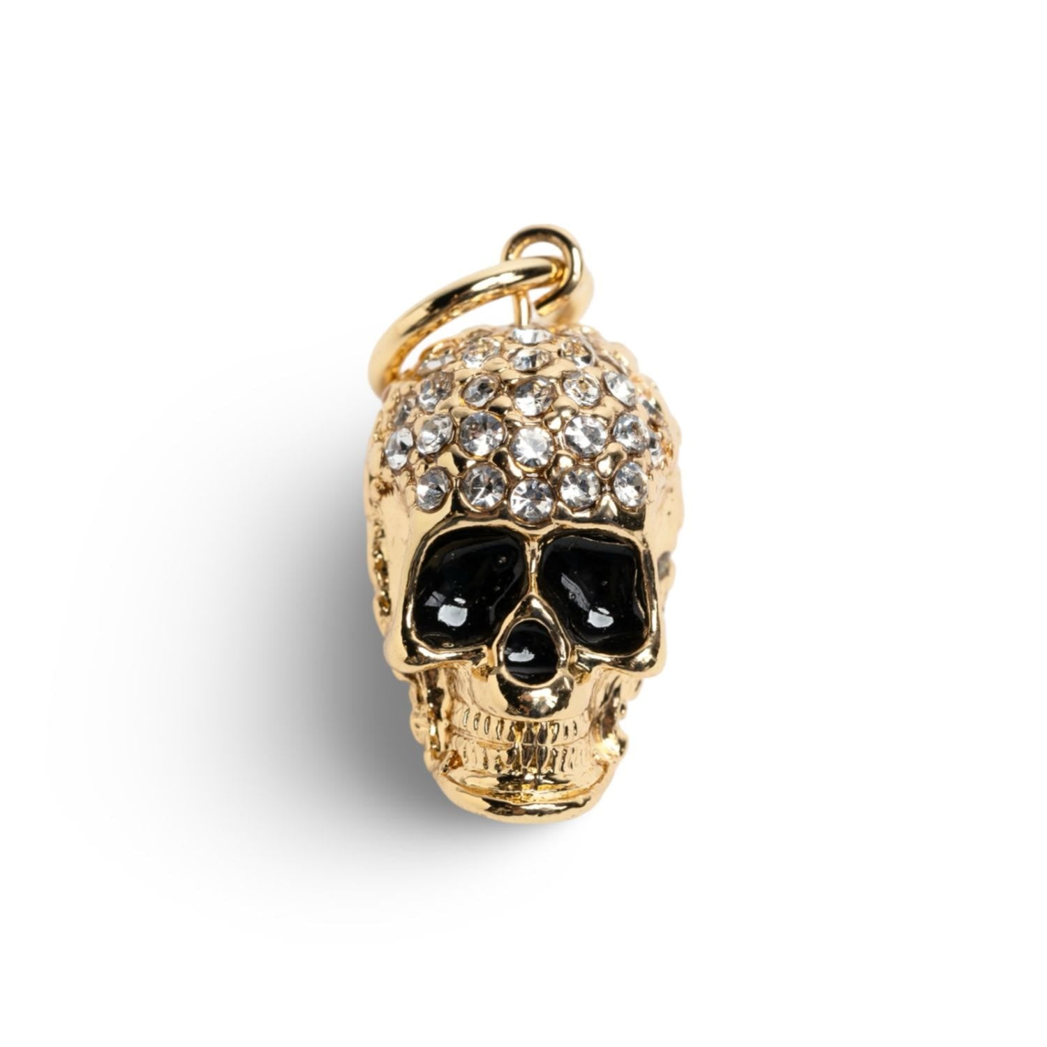 Lucy Skull Charm In Yellow Gold
