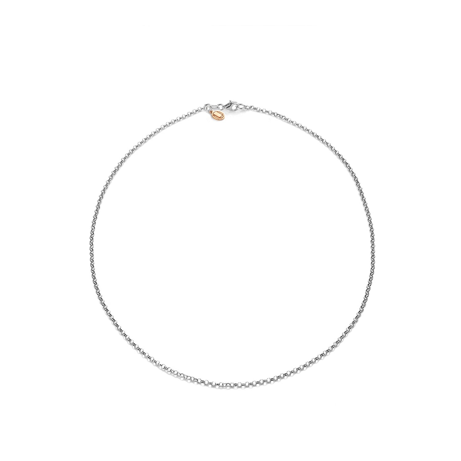 Luminous Necklace In Sterling Silver – Forty Cm Chain