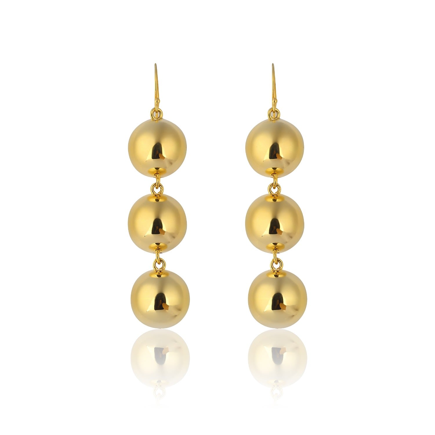Luna Ball Drop Earrings - Medium Size Balls