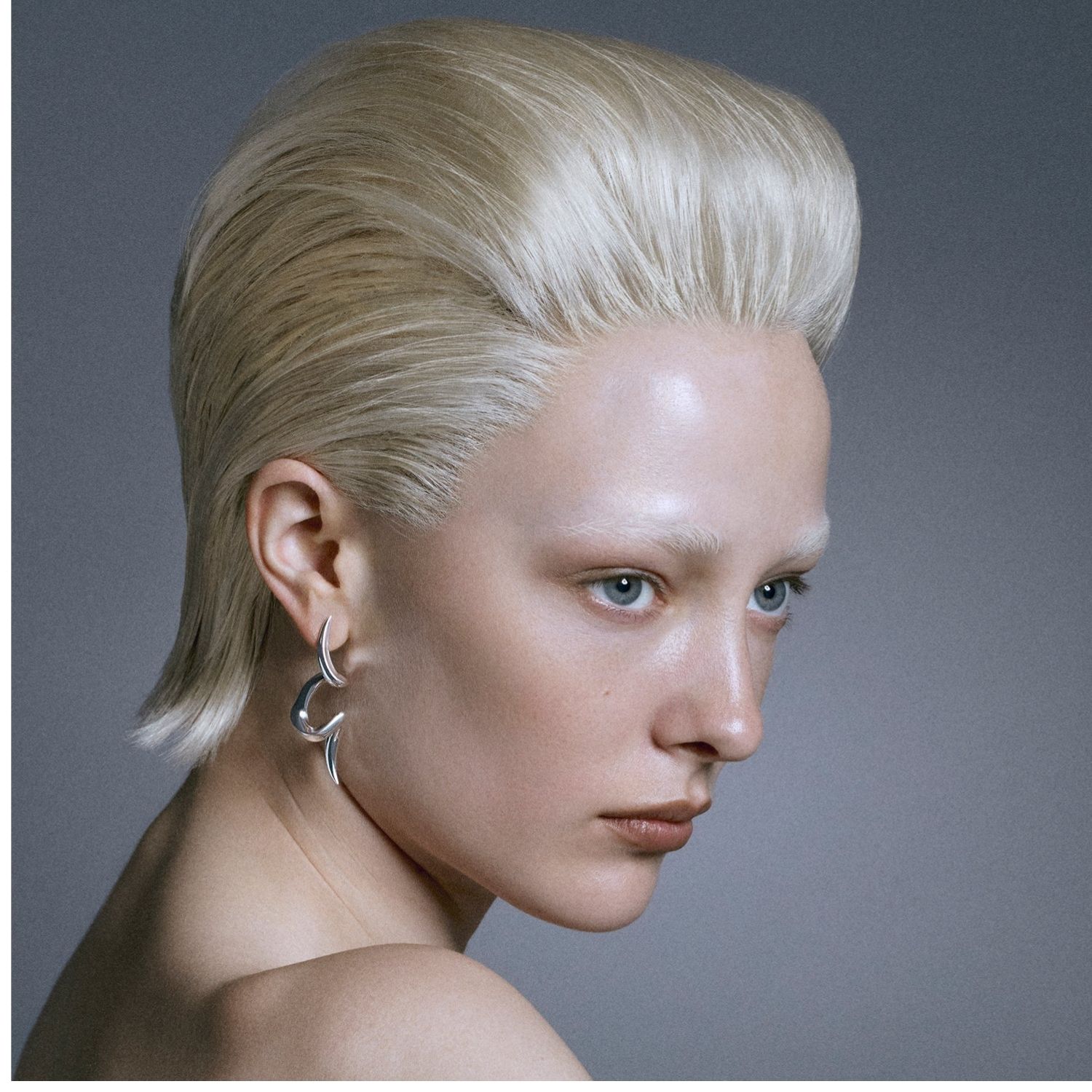 Lustree Silva Silver Earing