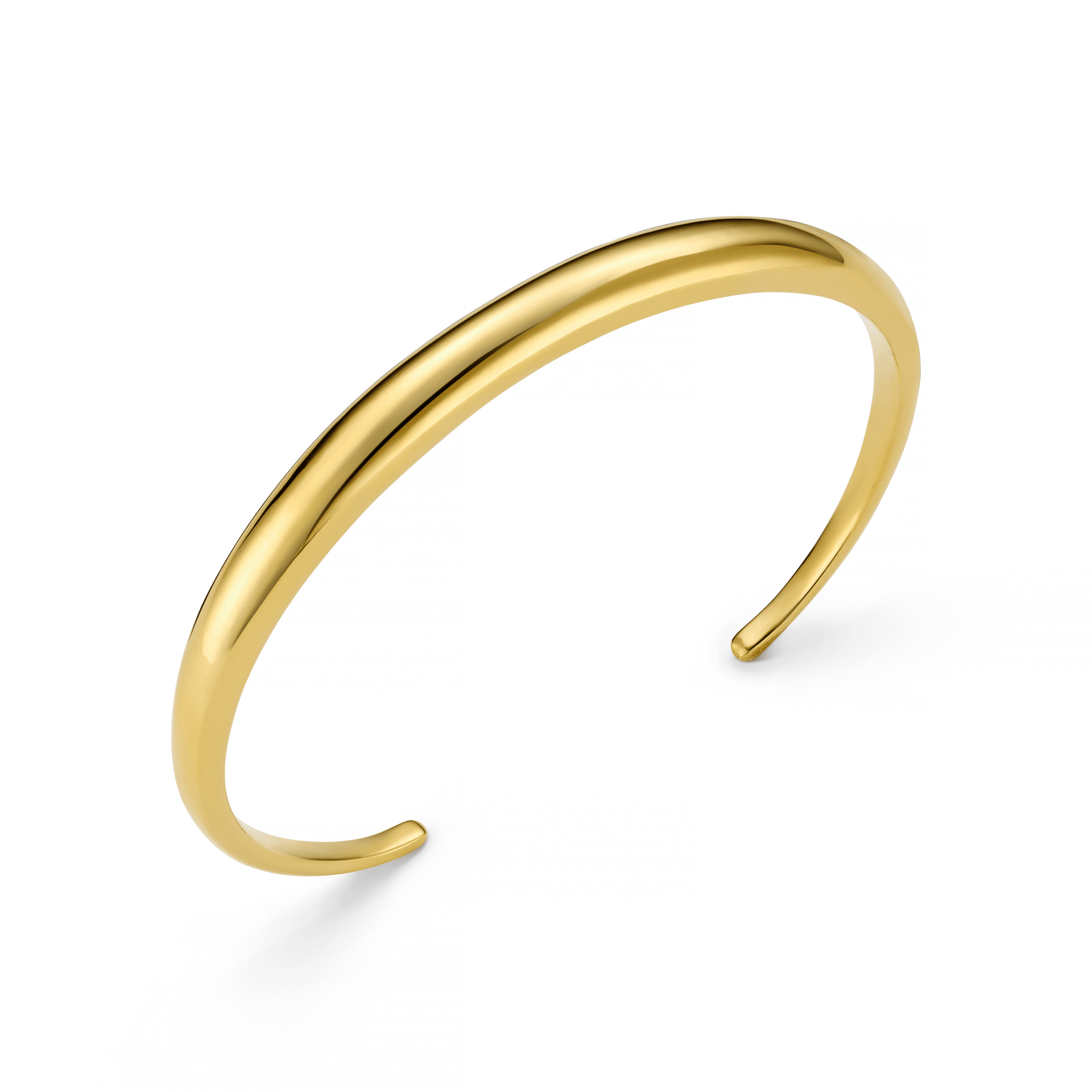 LUXE Domed Bangle - Gold
