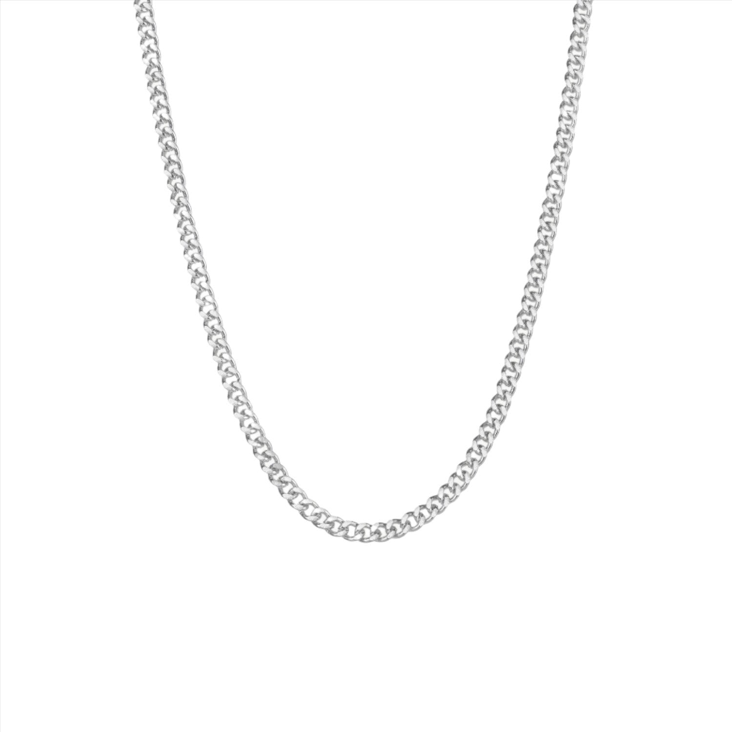 Luxury Cuban Silver Chain Necklace