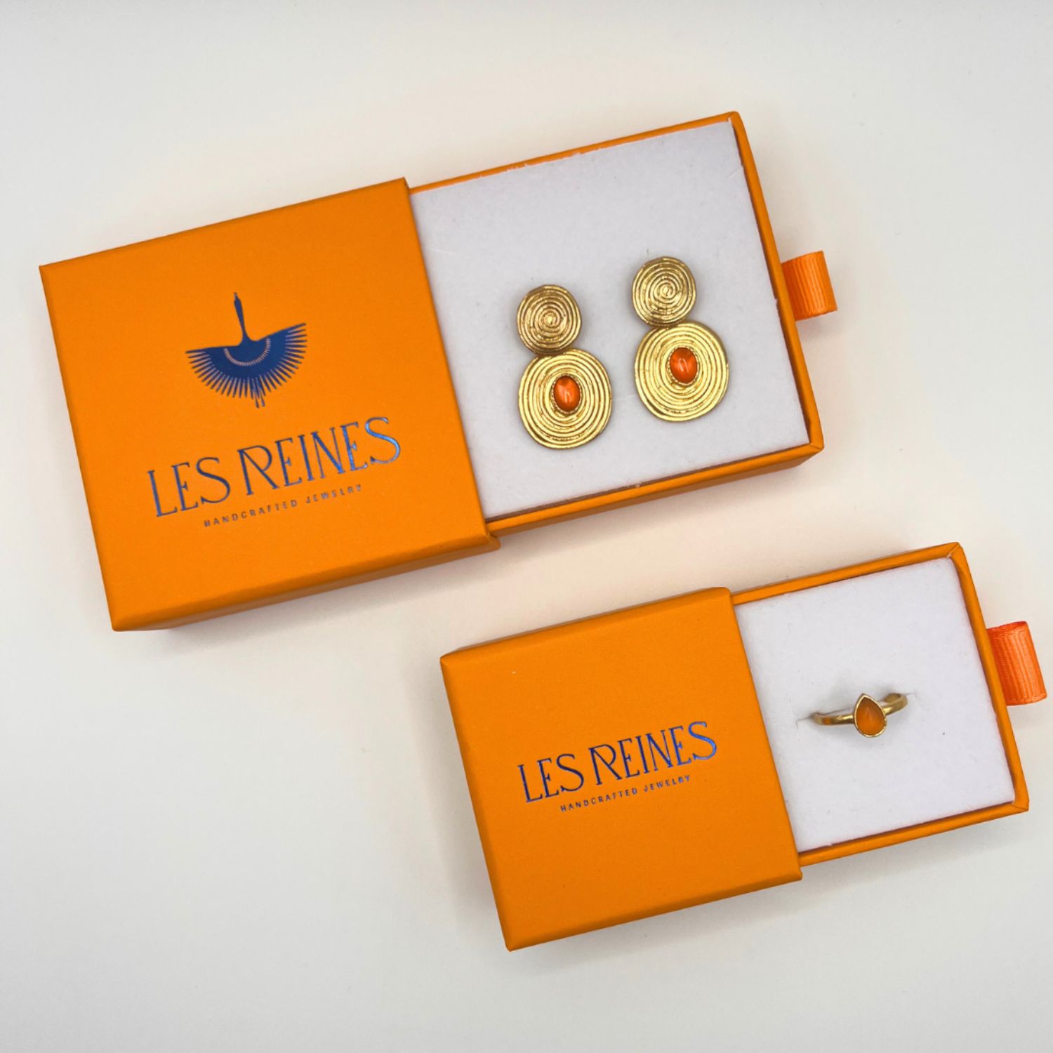 Lyrical Sunset - Dangle Earrings 24K Gold Plated
