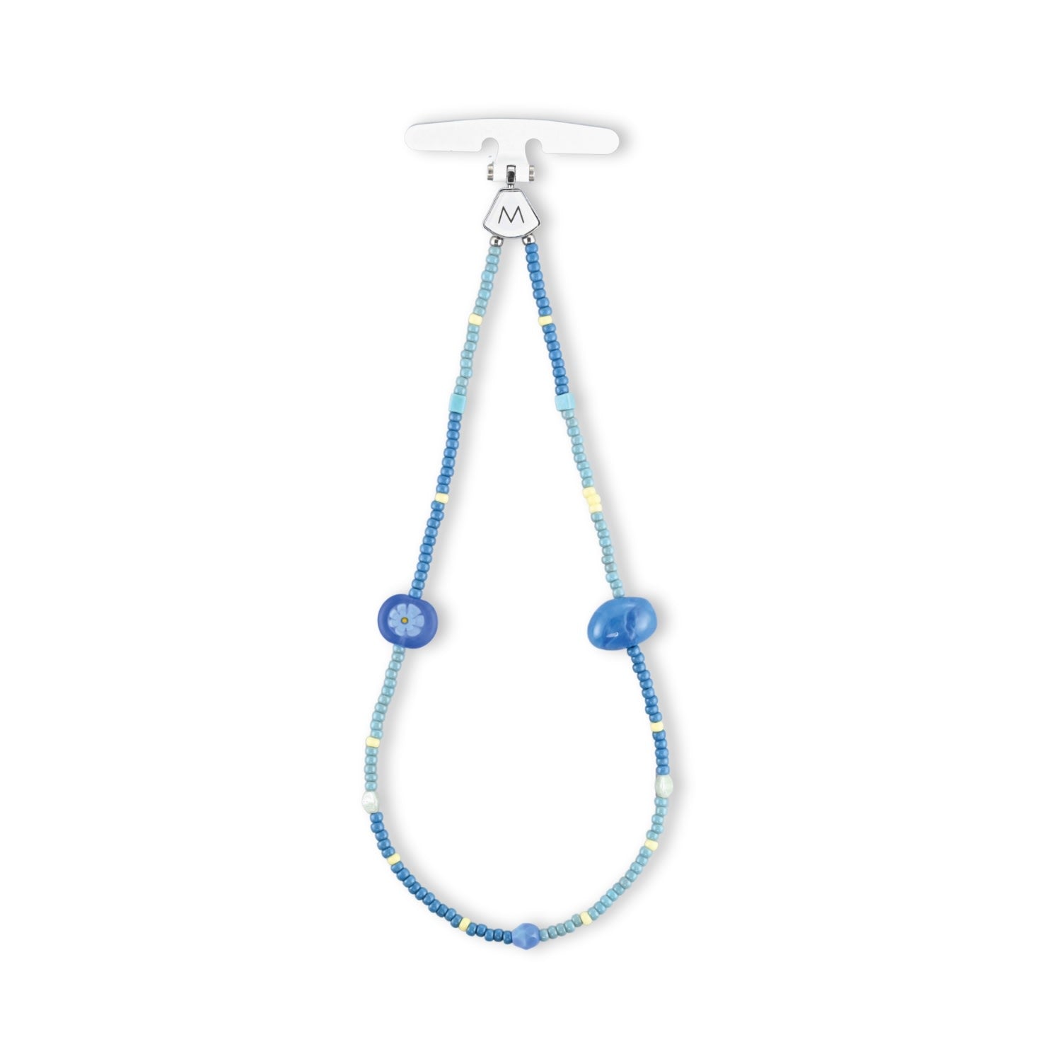 M Beads Phone Bracelet - Bluebell