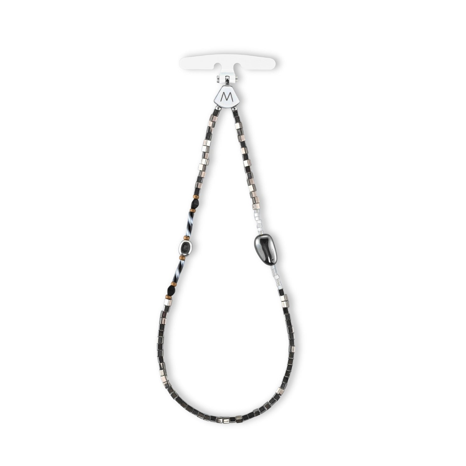 M Beads Phone Bracelet - Cacao