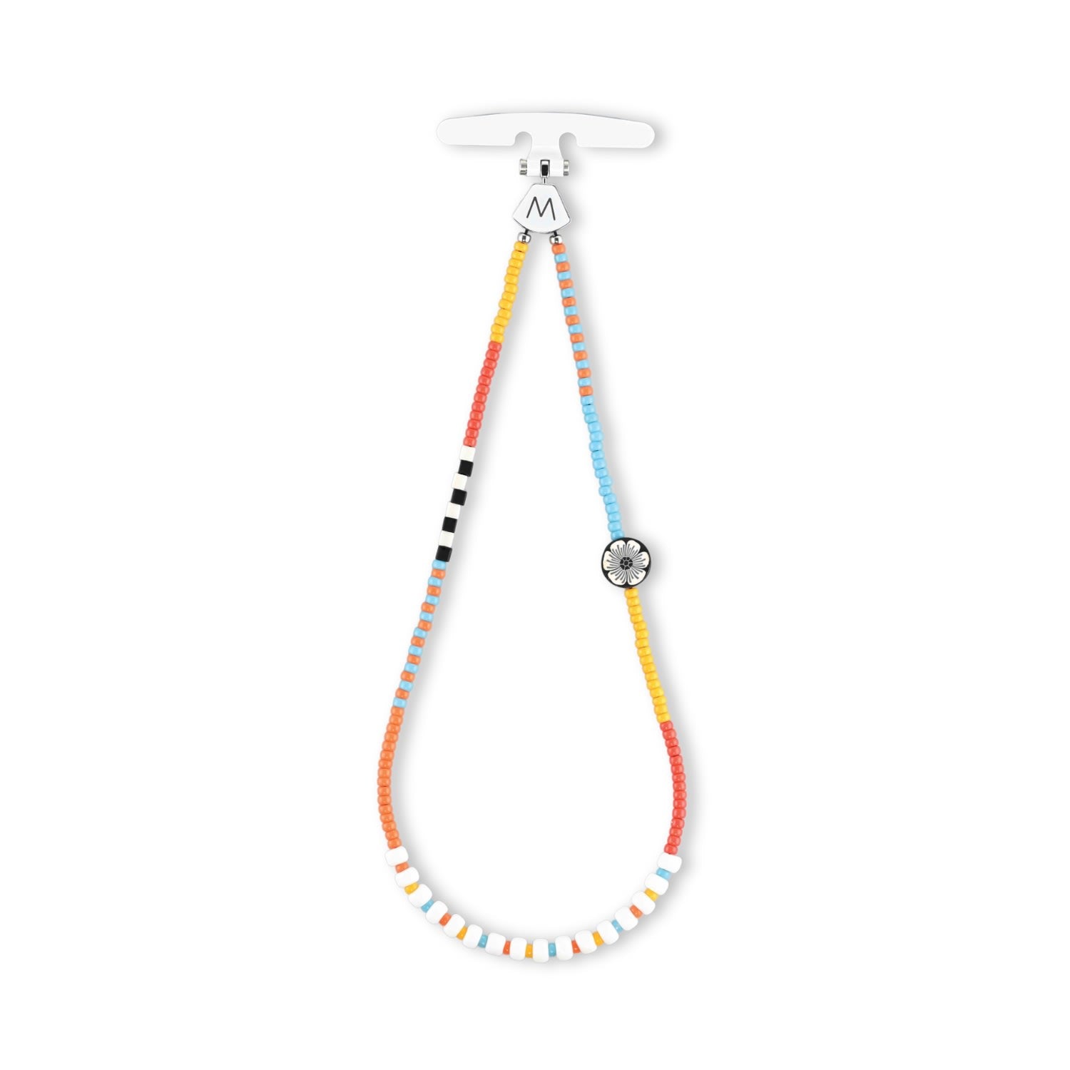 M Beads Phone Bracelet - Hibiscus