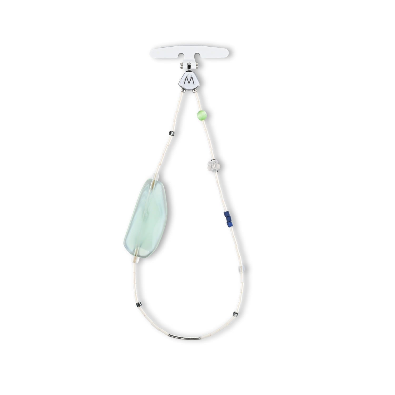 M Beads Phone Bracelet - Peppermint