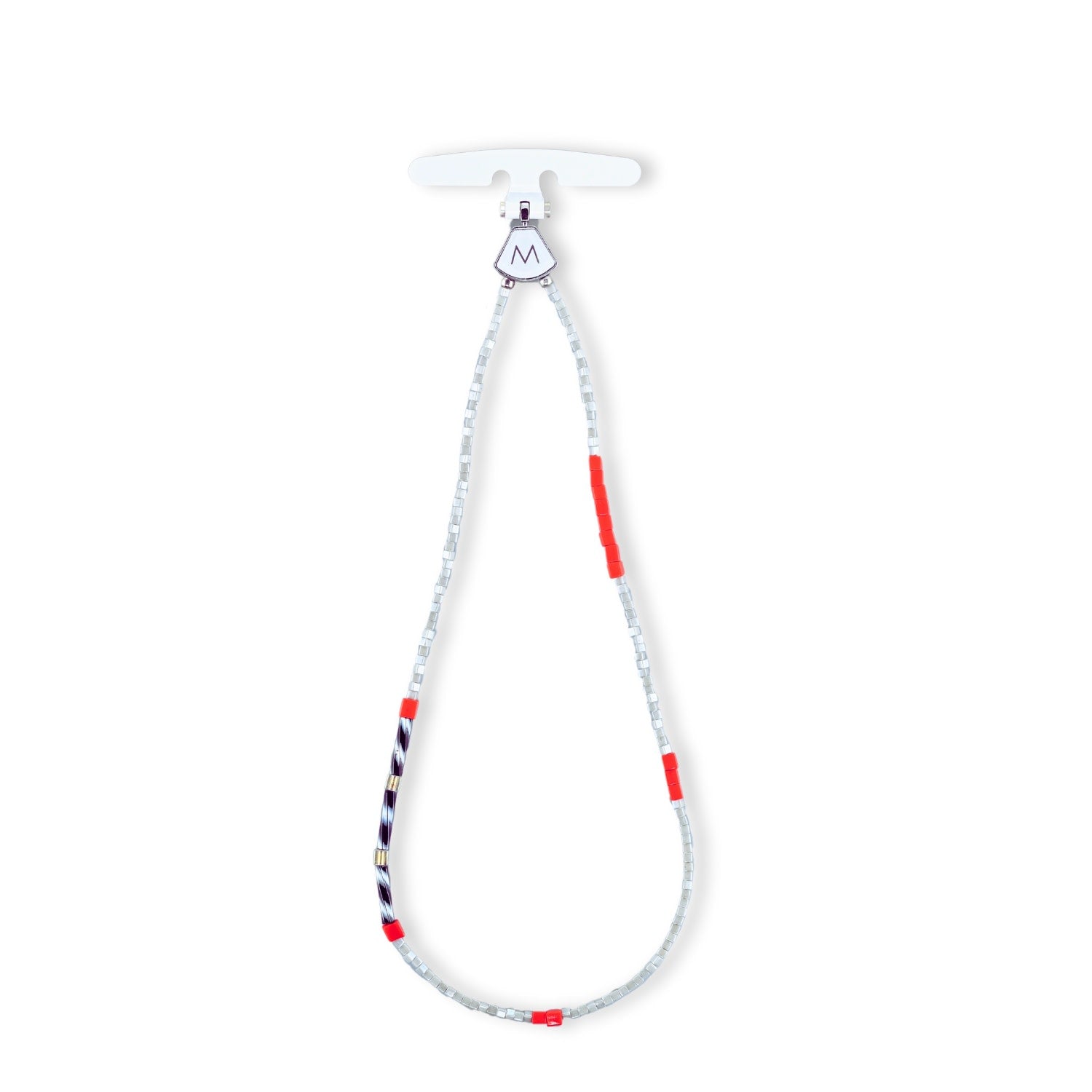 M Beads Phone Bracelet - Redbush