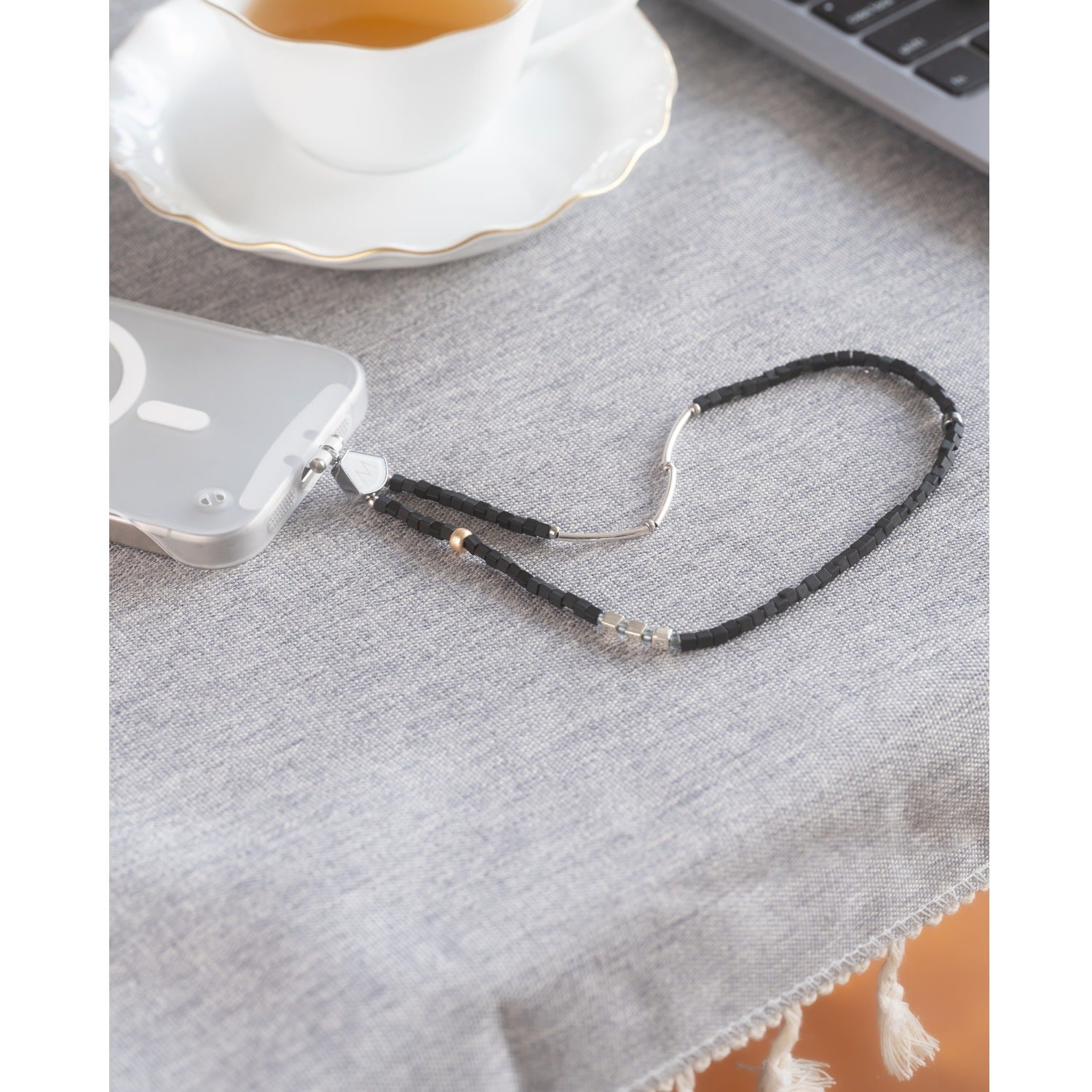 M Beads Phone Bracelet - Sycamore