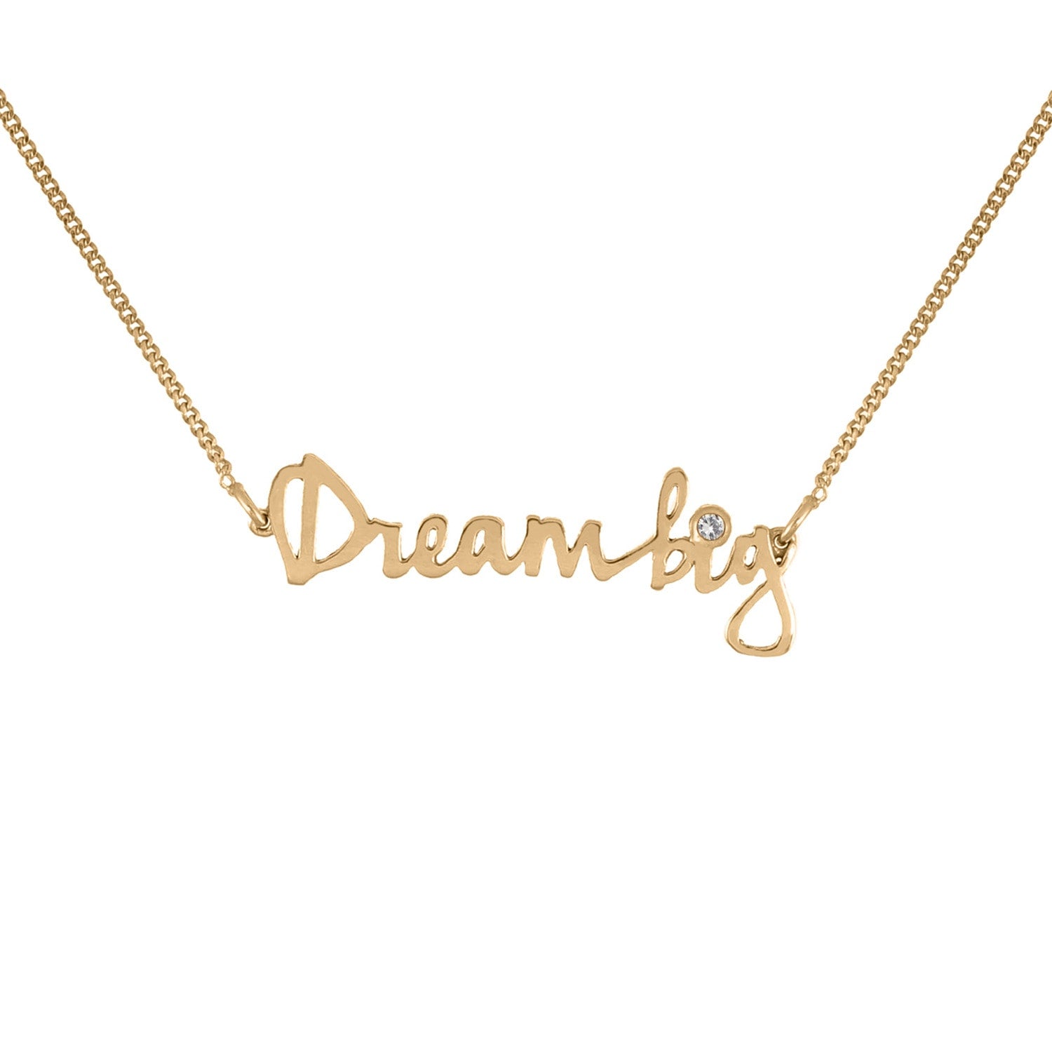 Dream Big Necklace - Gold