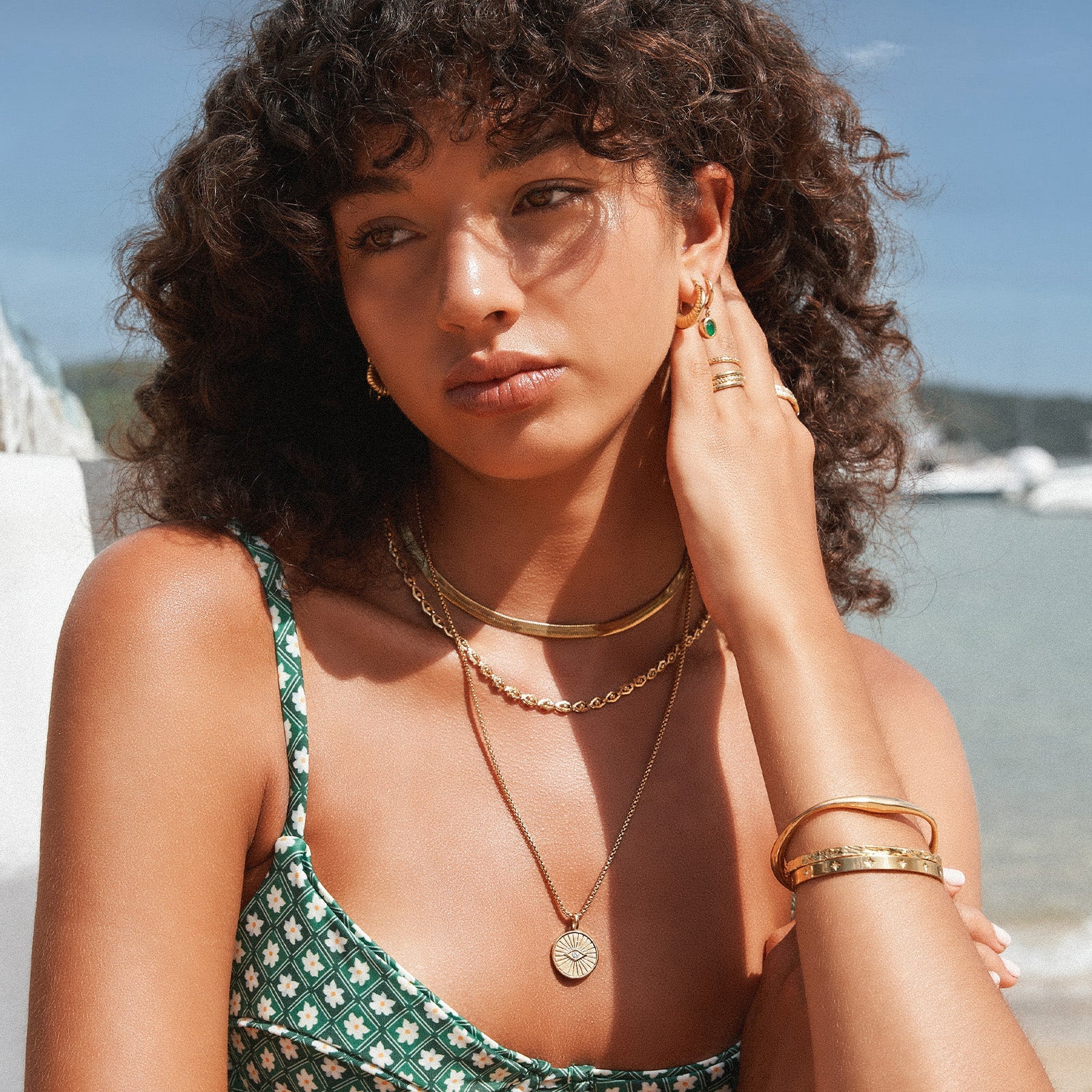 Madison Gold Cuff Bracelet