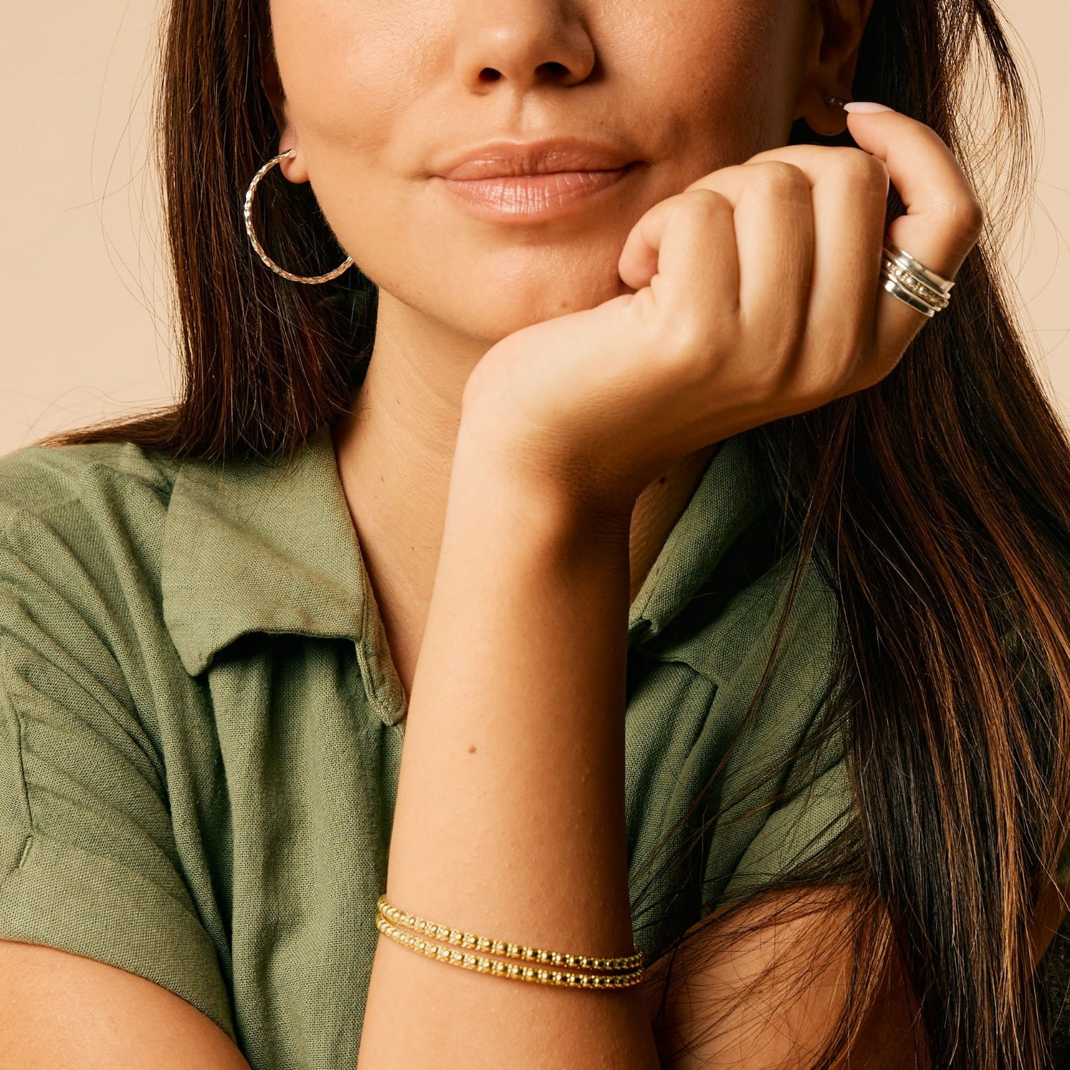 Maharani Gold Vermeil Stacking Bangle