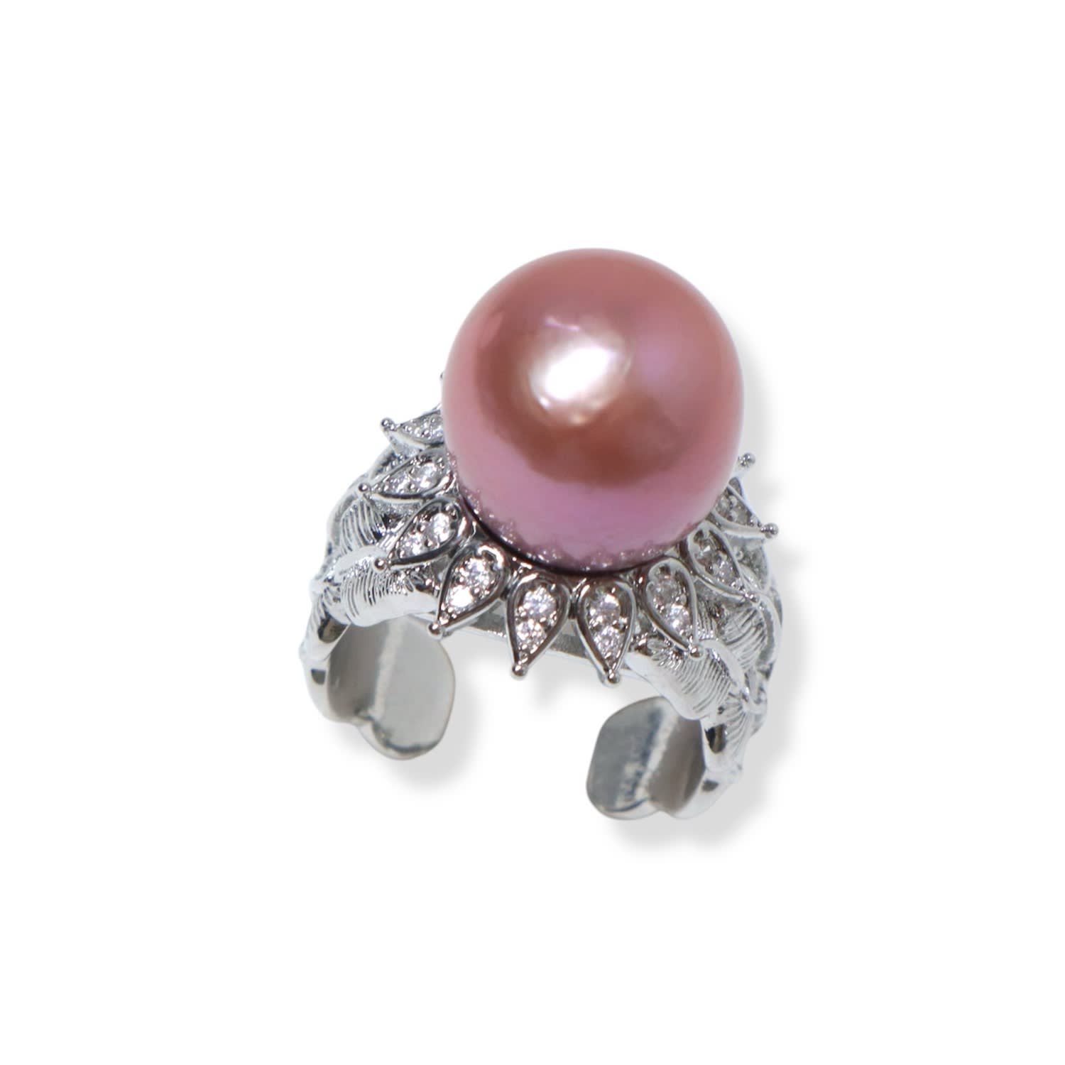 Majesty Purple Pearl Ring