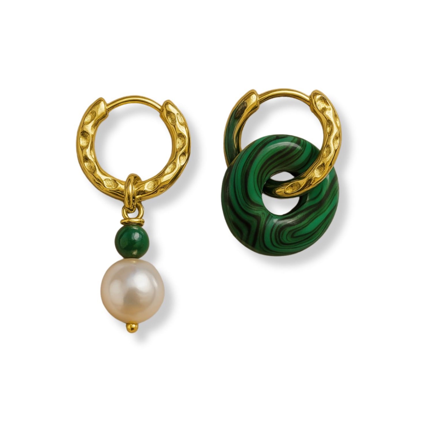 Malachite 925 Earrings