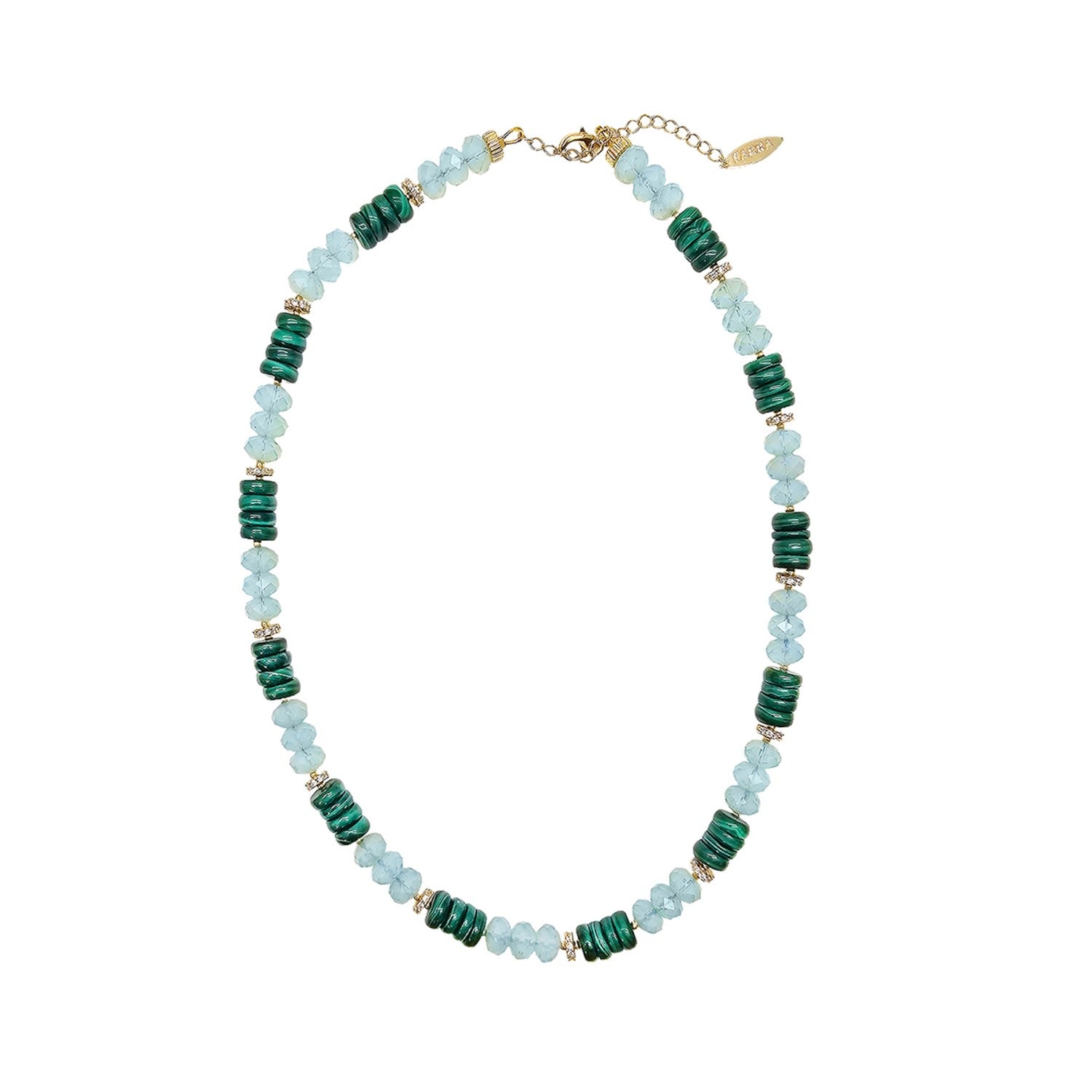 Malachite And Opal Color Matching Necklace