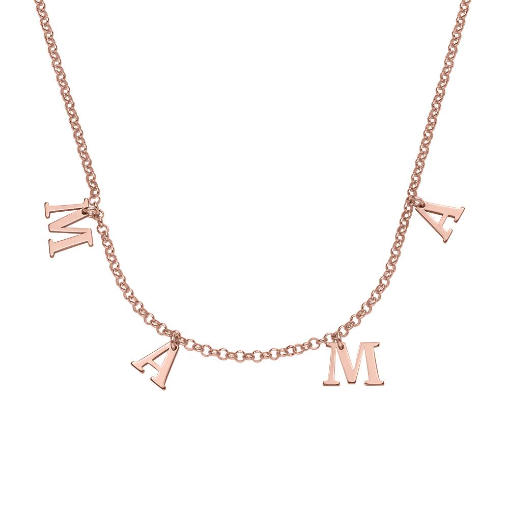 Mama Necklace in 18K Rose Gold Plating
