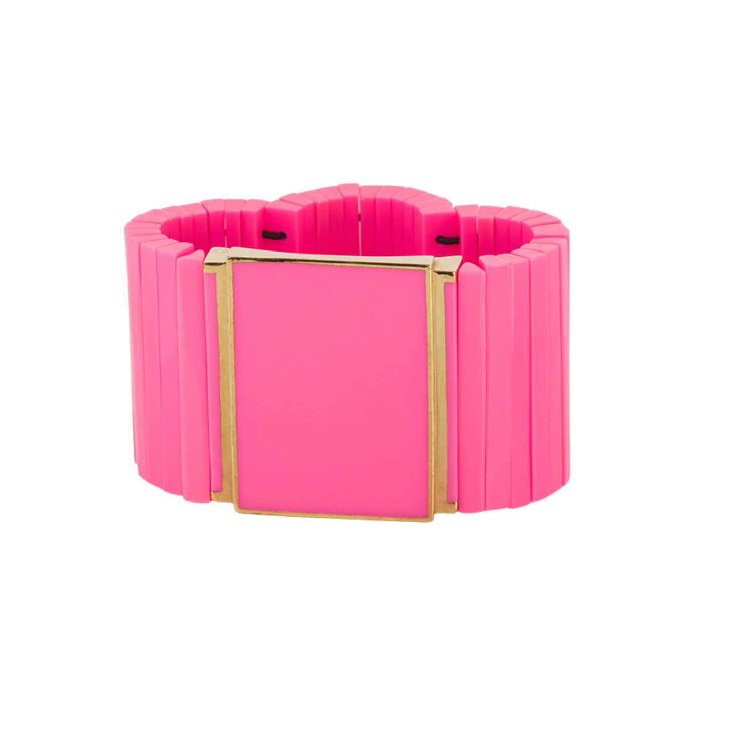 Manchette One – Sculptural Cuff Unisex – Neon Pink
