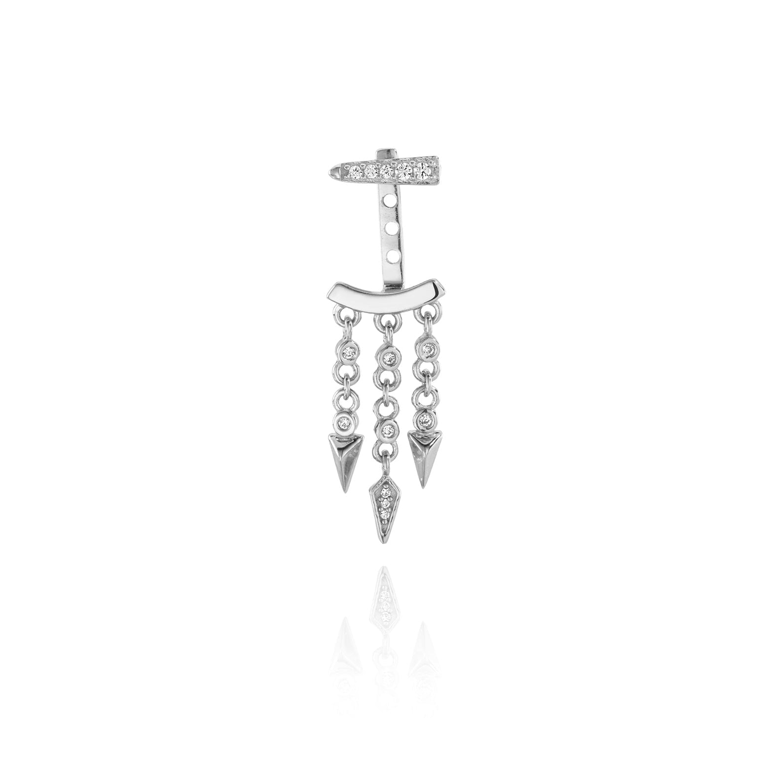 Manhattan Earring Jacket Gold