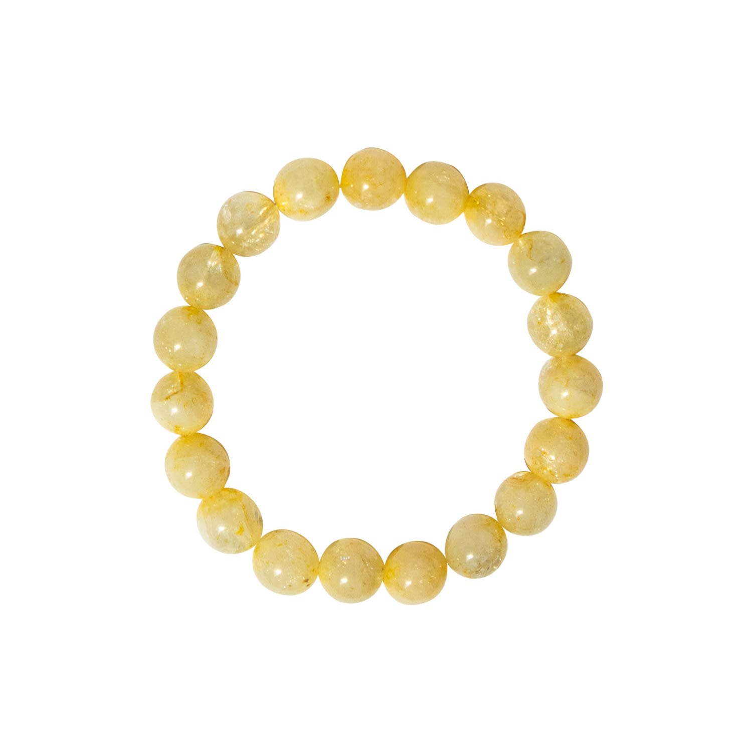 Manifest Collection Abundance Yellow Crystal Beaded Bracelet