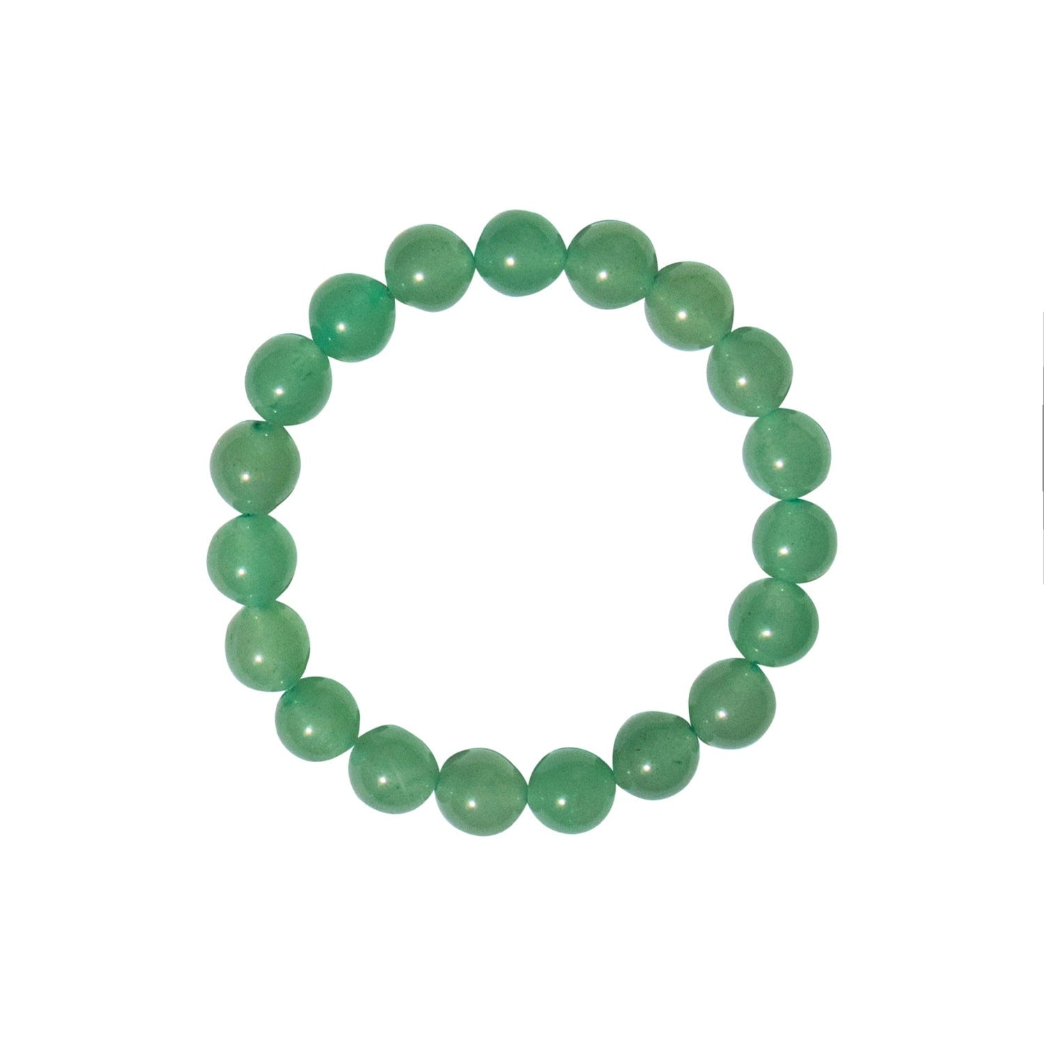 Manifest Collection Luck Green Crystal Beaded Bracelet
