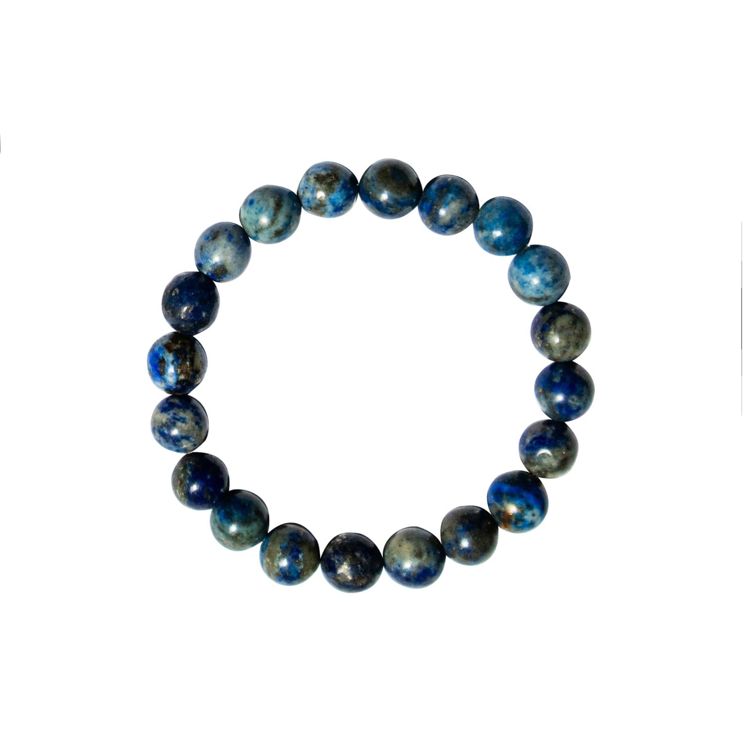 Manifest Collection Protection Blue Crystal Beaded Bracelet