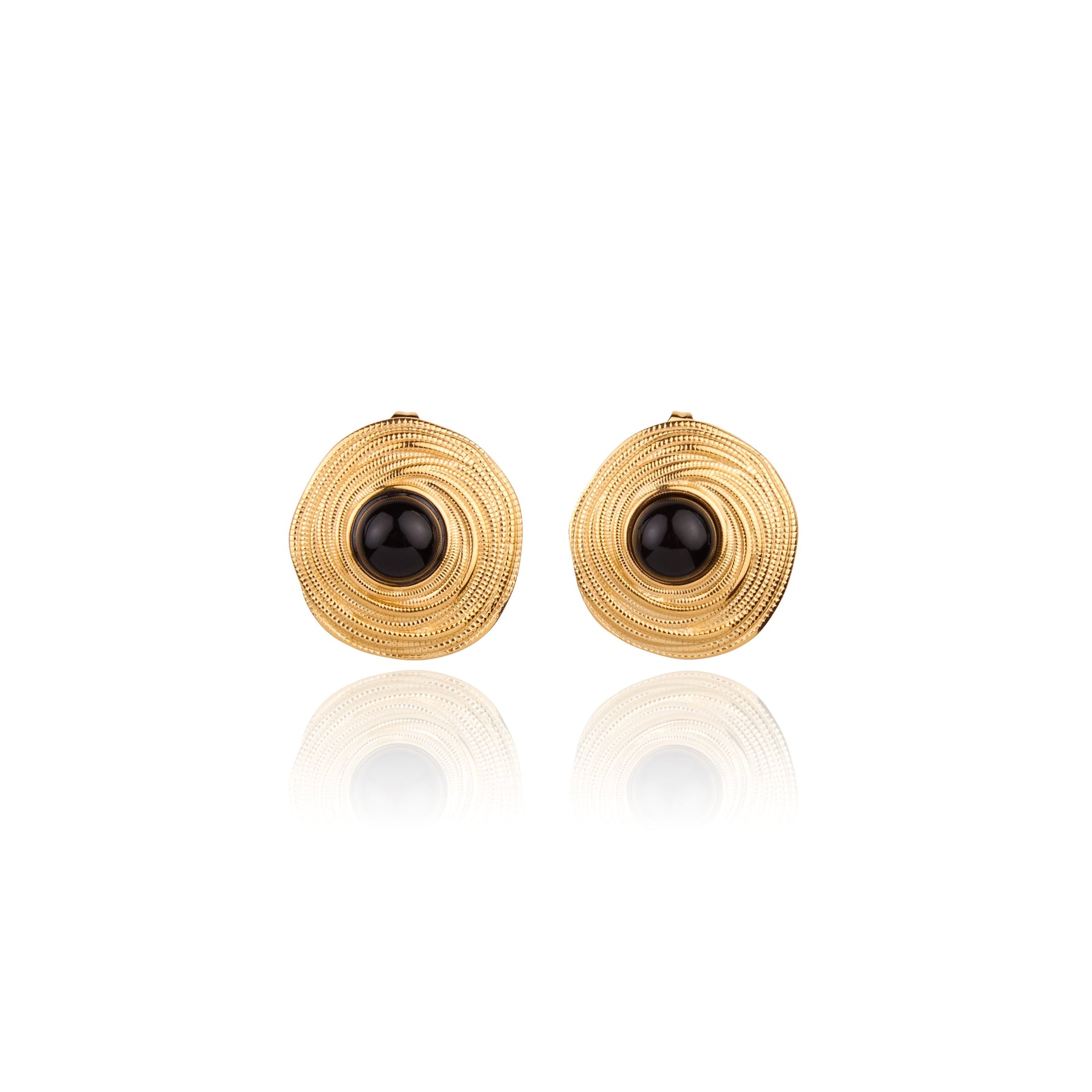 Manuka Gold Plated Statement Earrings