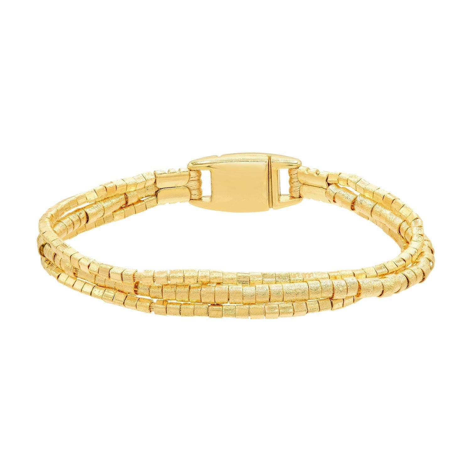 Manya Beaded Bracelet In Gold