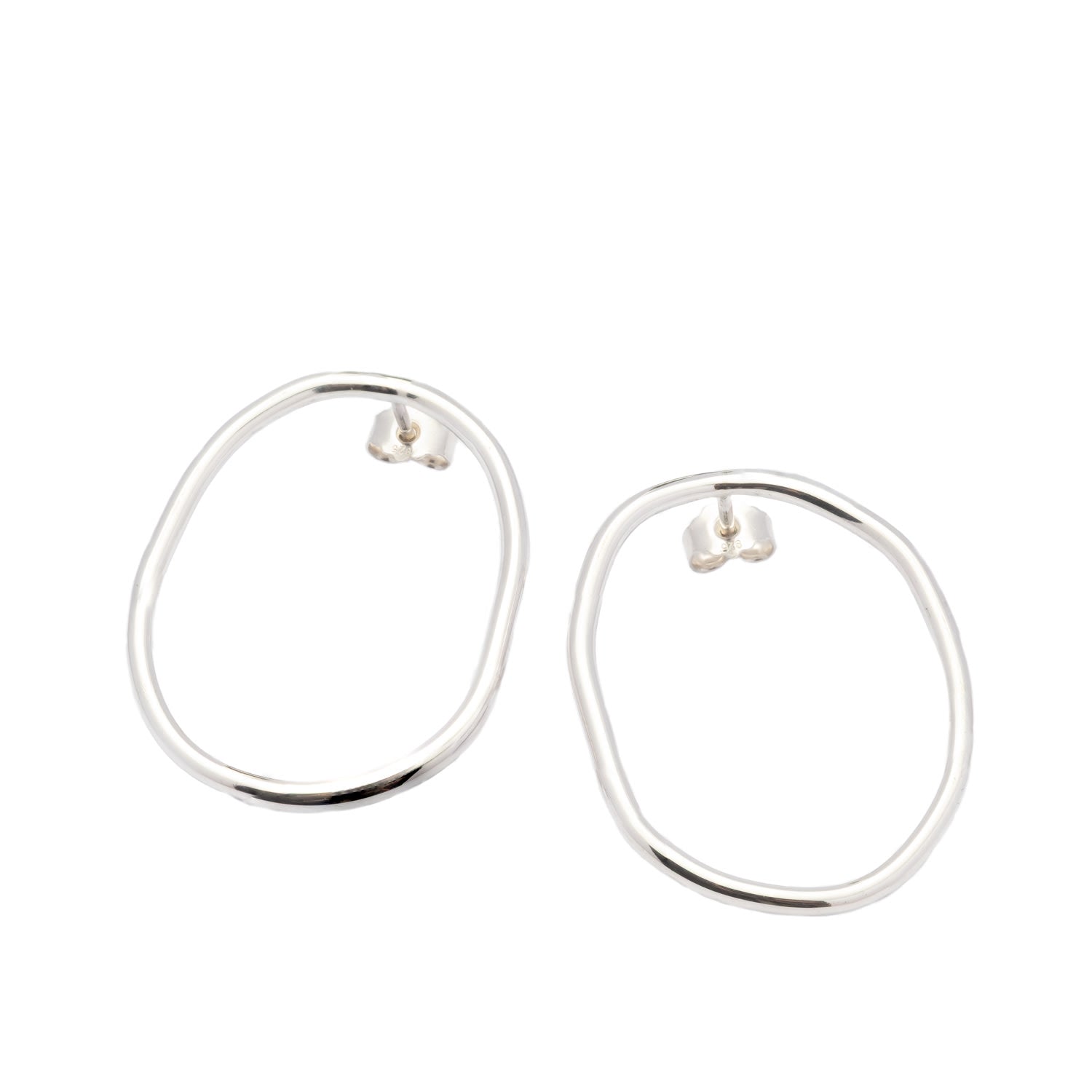 Map Hoops Silver