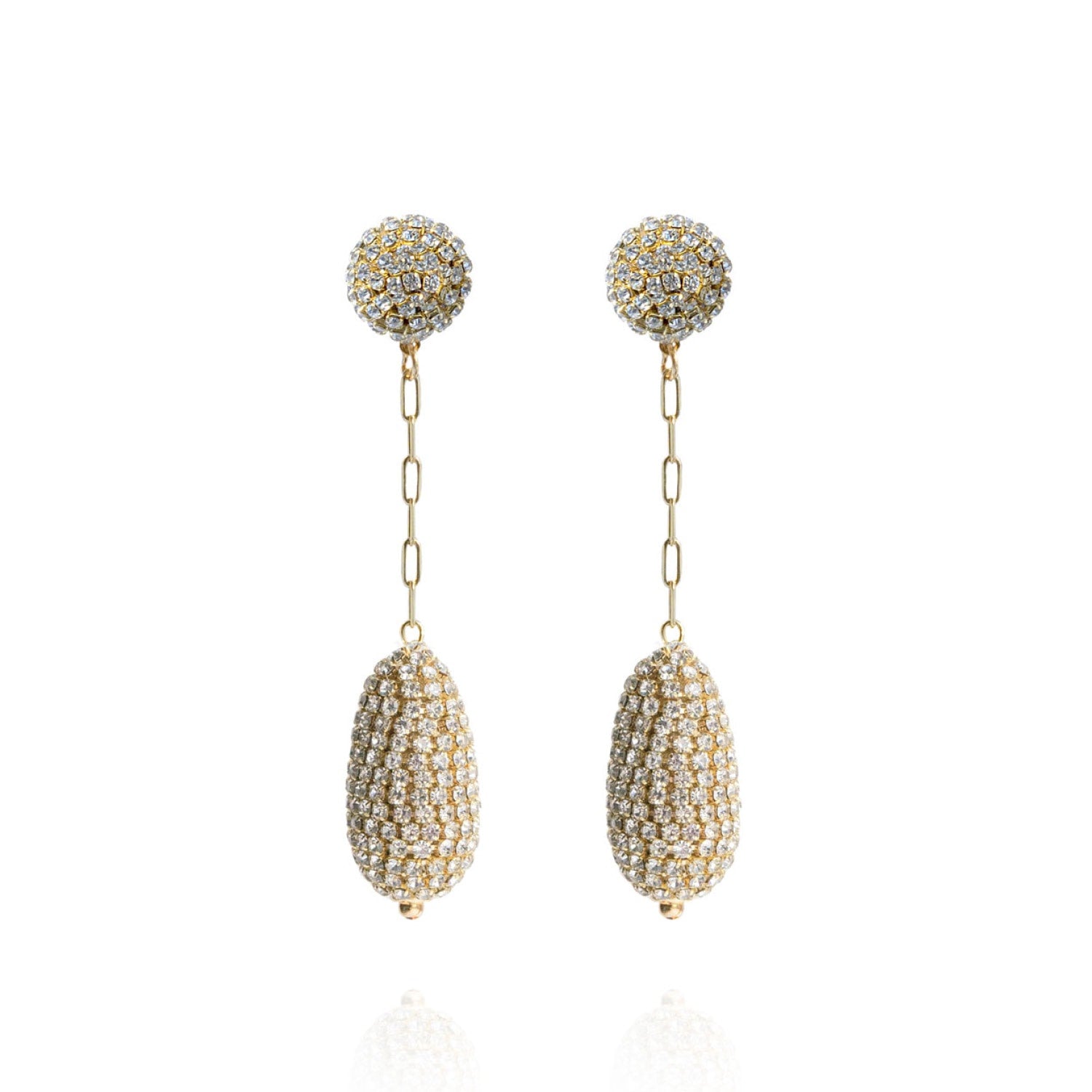 Marcelle Earrings In Short Golden Drop
