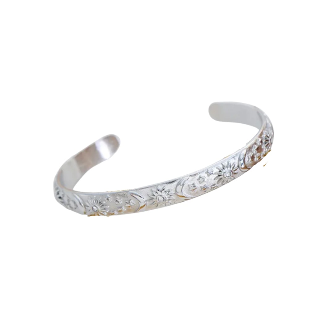 Maria's Celestial Bangle In Silver