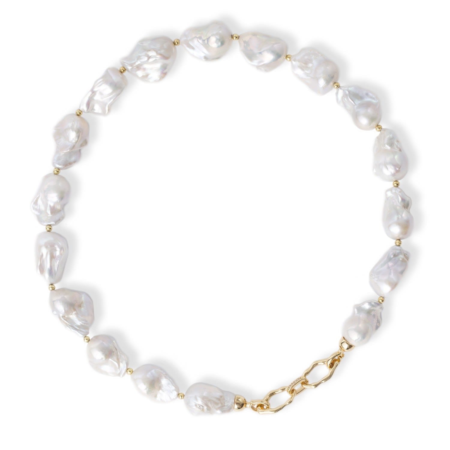 Marina Large Baroque Pearl Statement Choker Necklace
