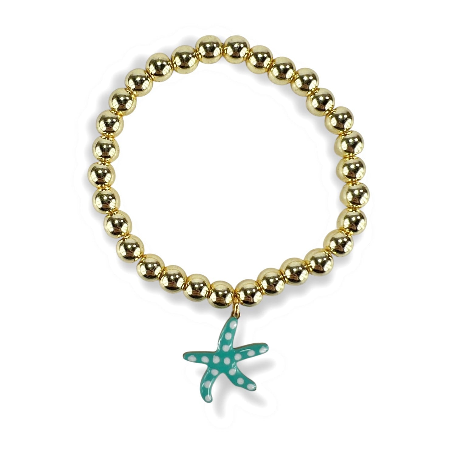 Maris Gold-Plated Hematite Starfish Bracelet