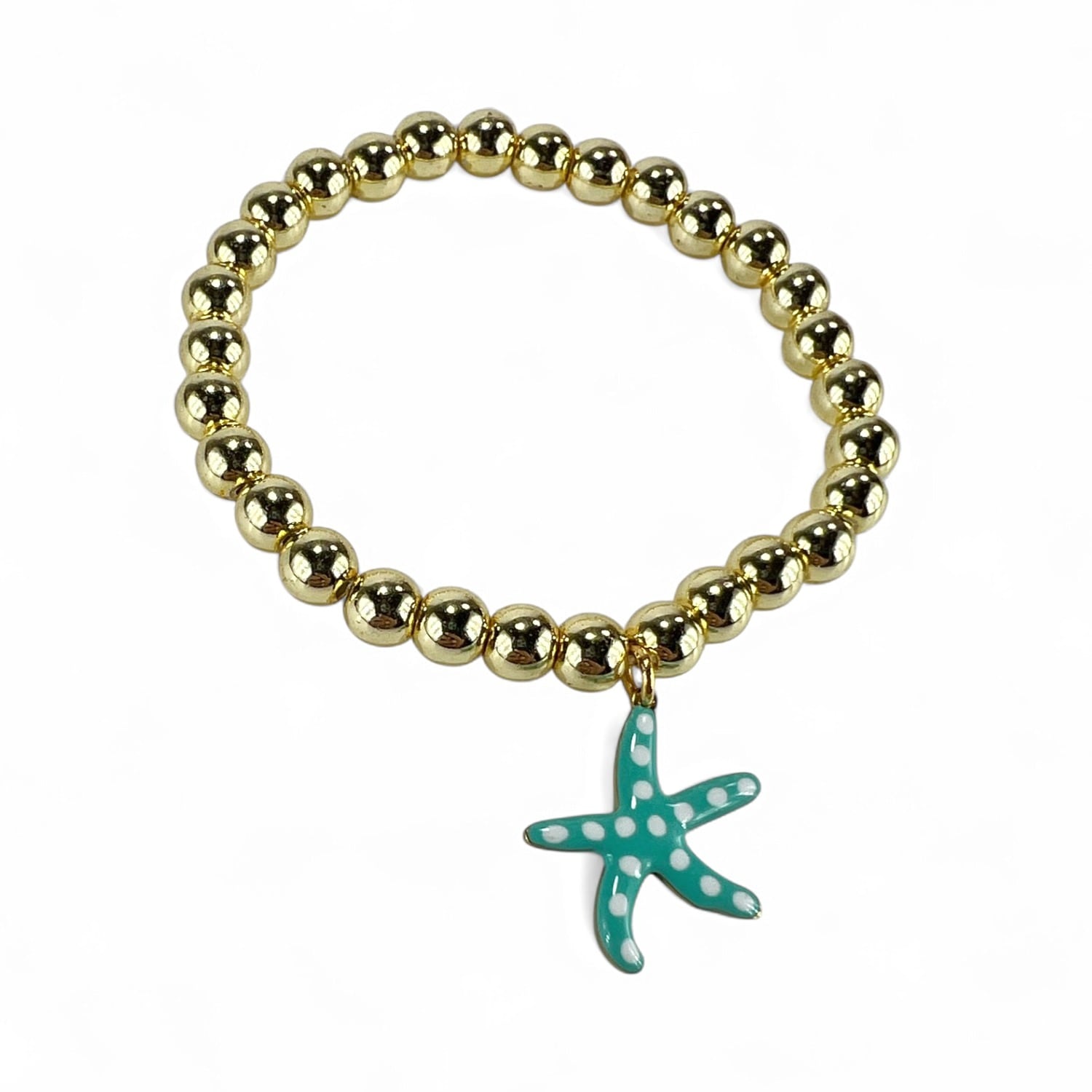 Maris Gold-Plated Hematite Starfish Bracelet