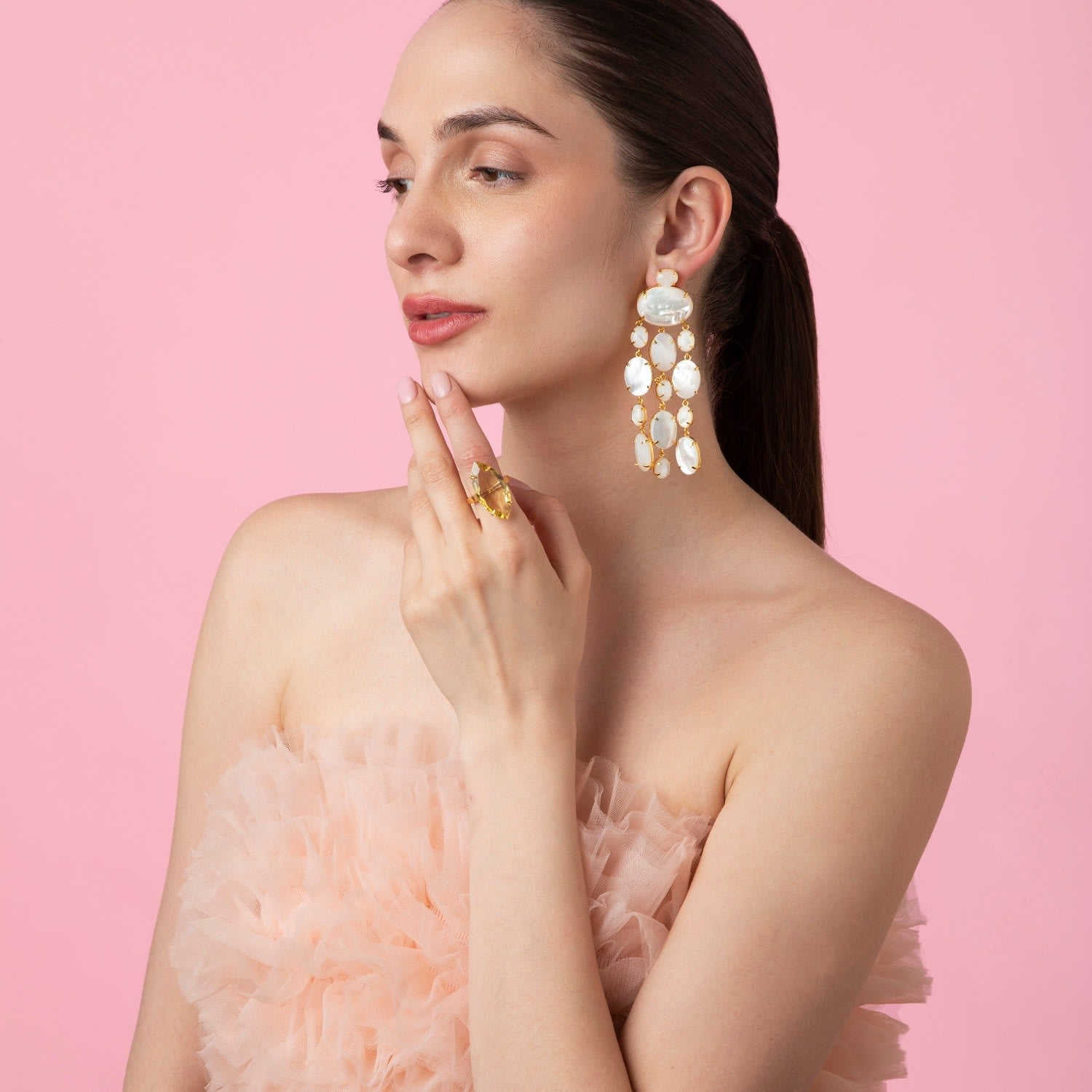 Marysol Earrings Mother Of Pearl