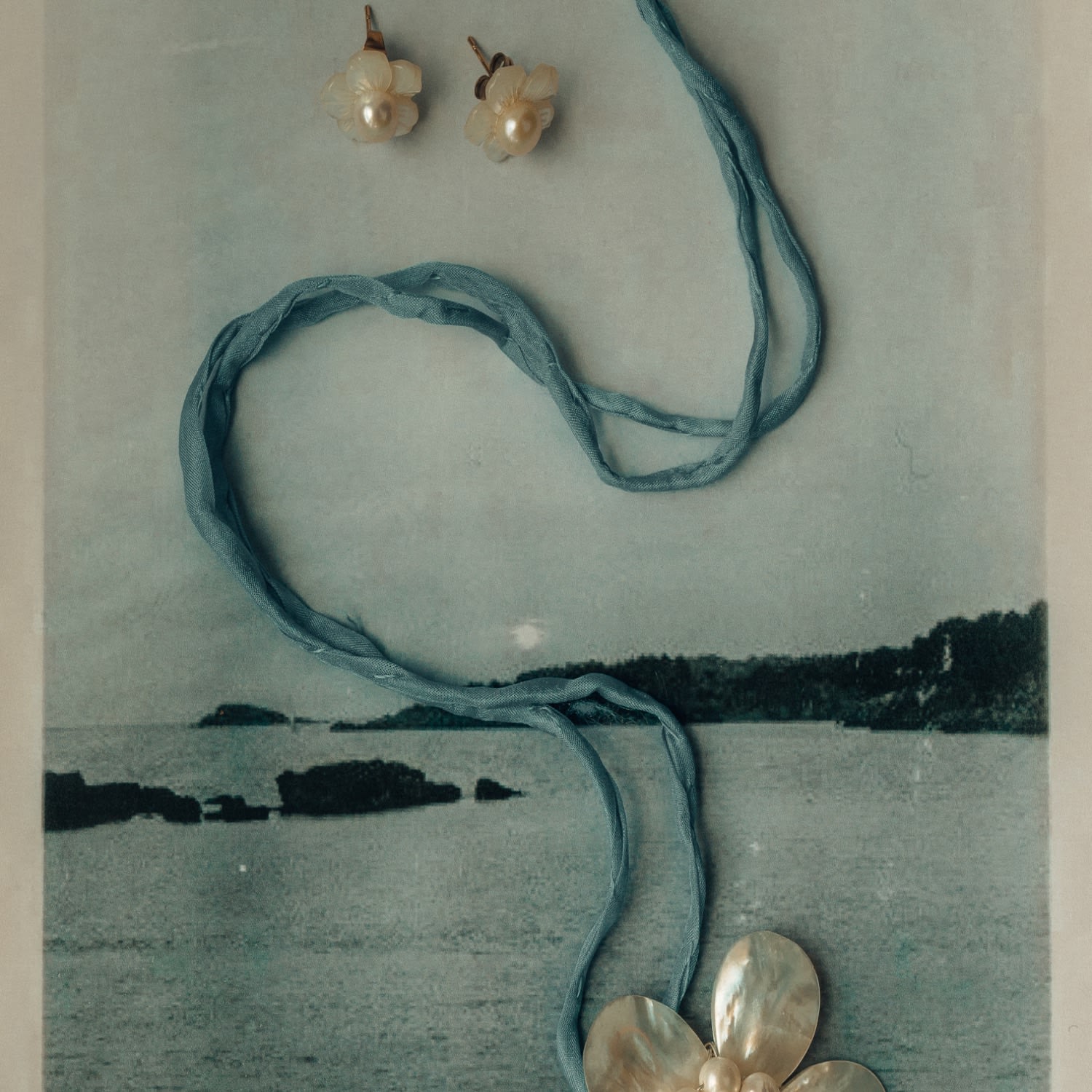 Massive Flower Pearl Necklace