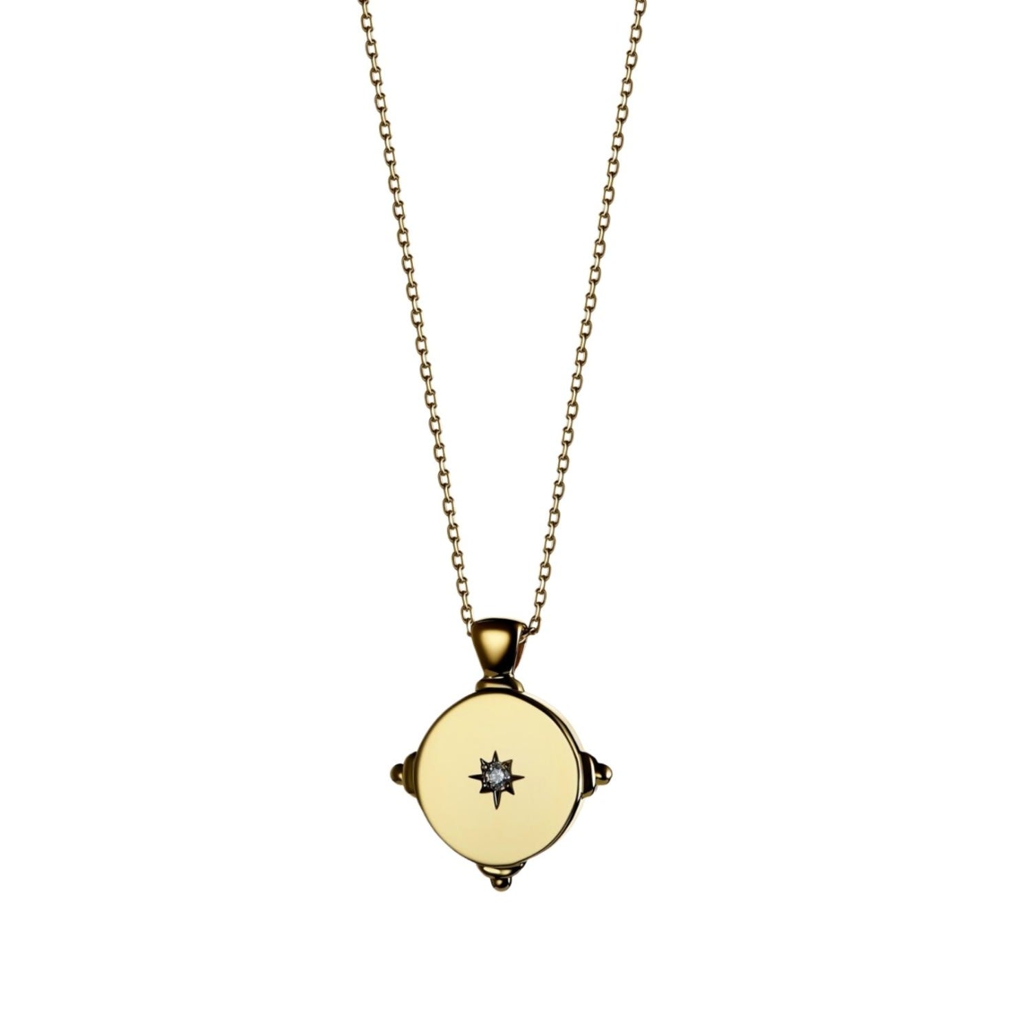Matias Gold Compass Necklace