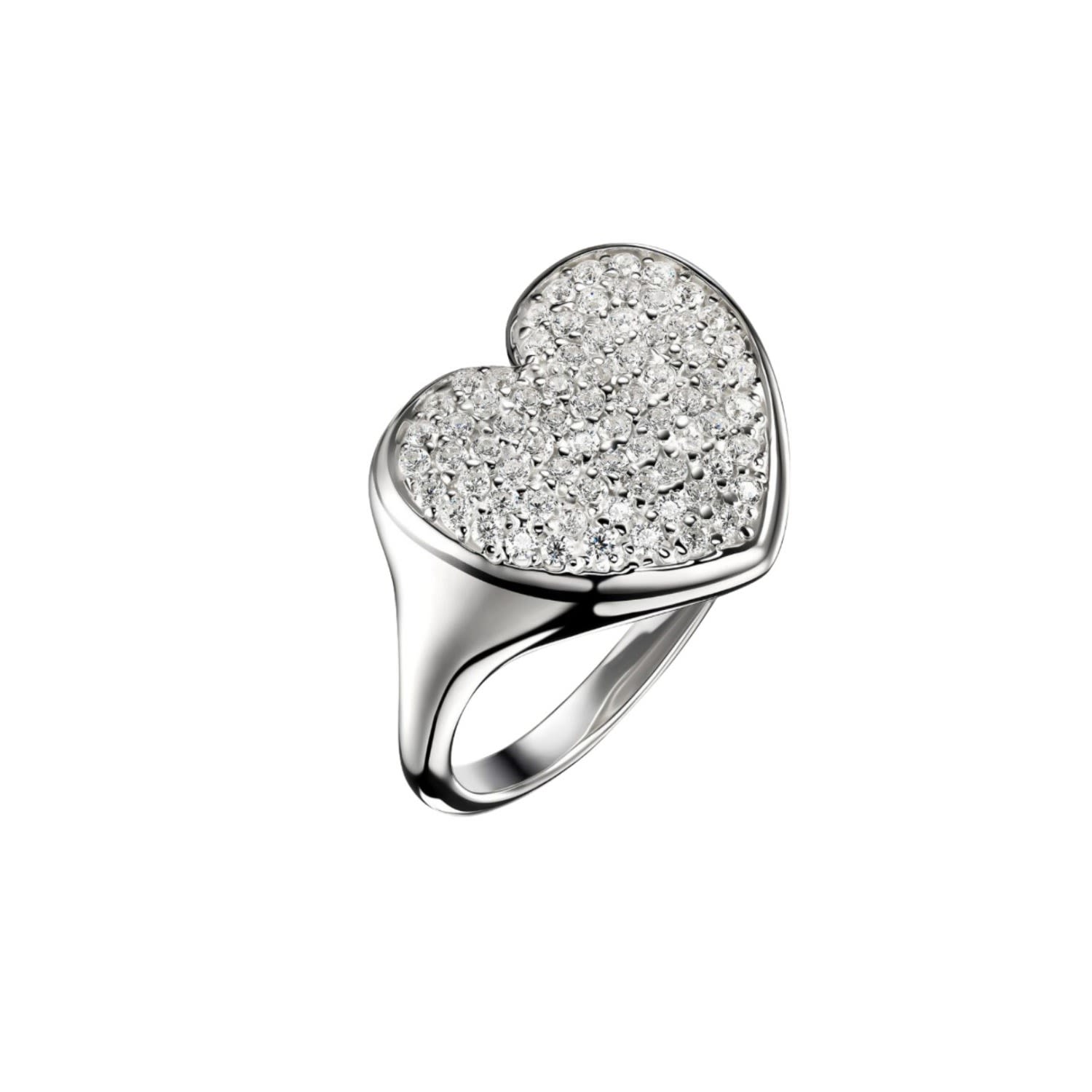 Matias Heart Silver Ring