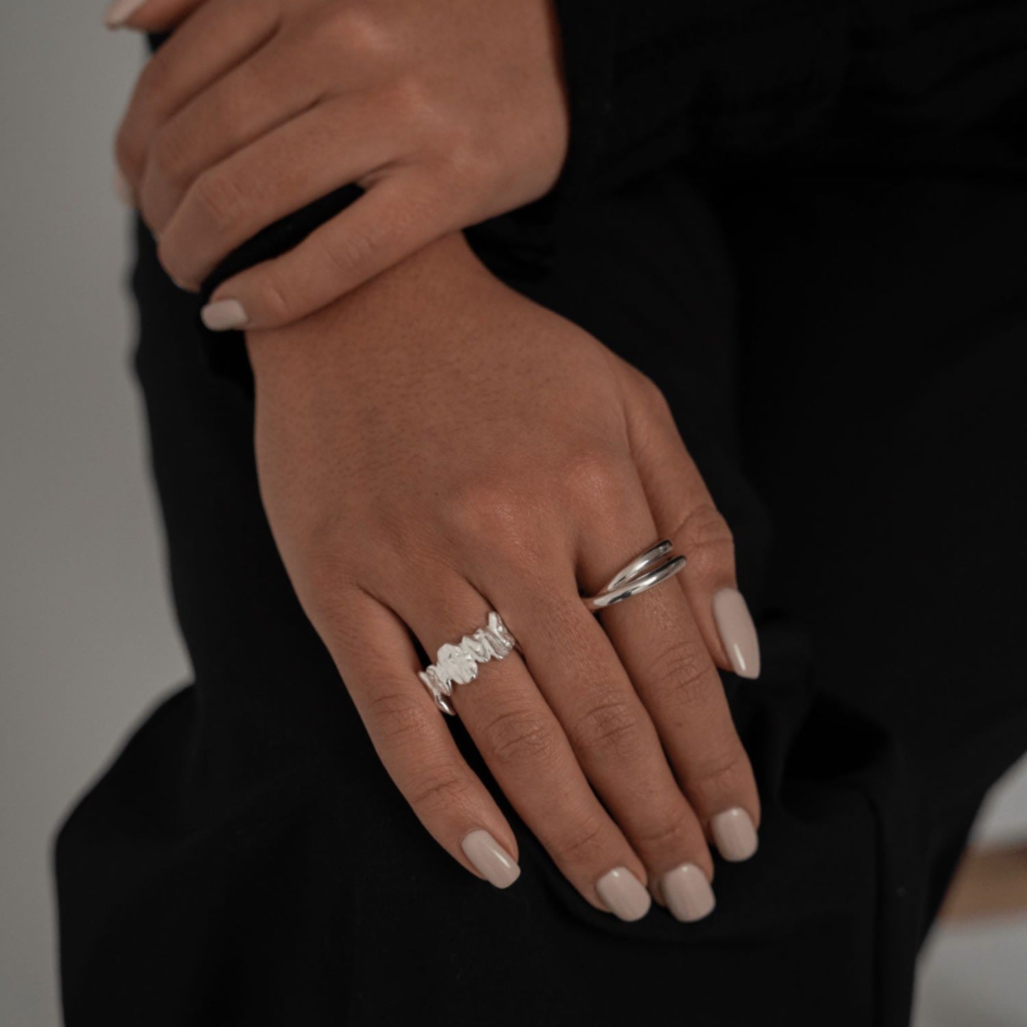 Matias Twisted Silver Ring