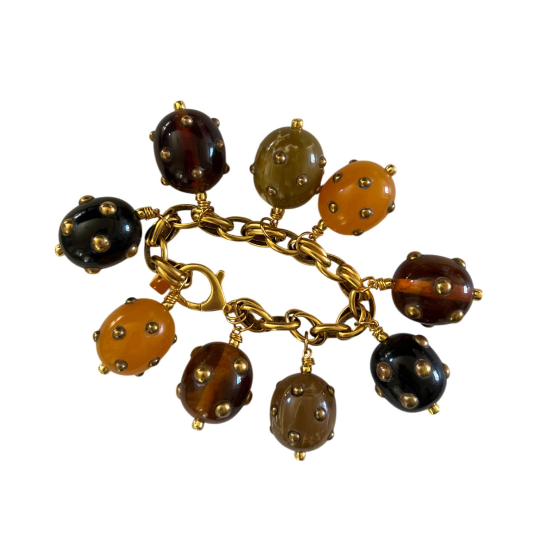 Maude Stud Charm Bracelet