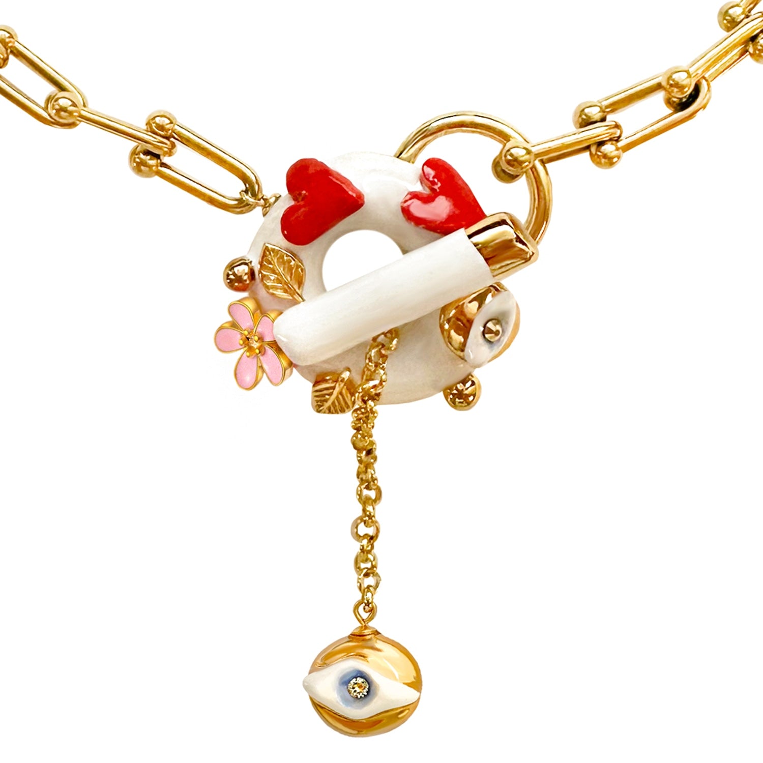 Max Om Choker Golden Necklace