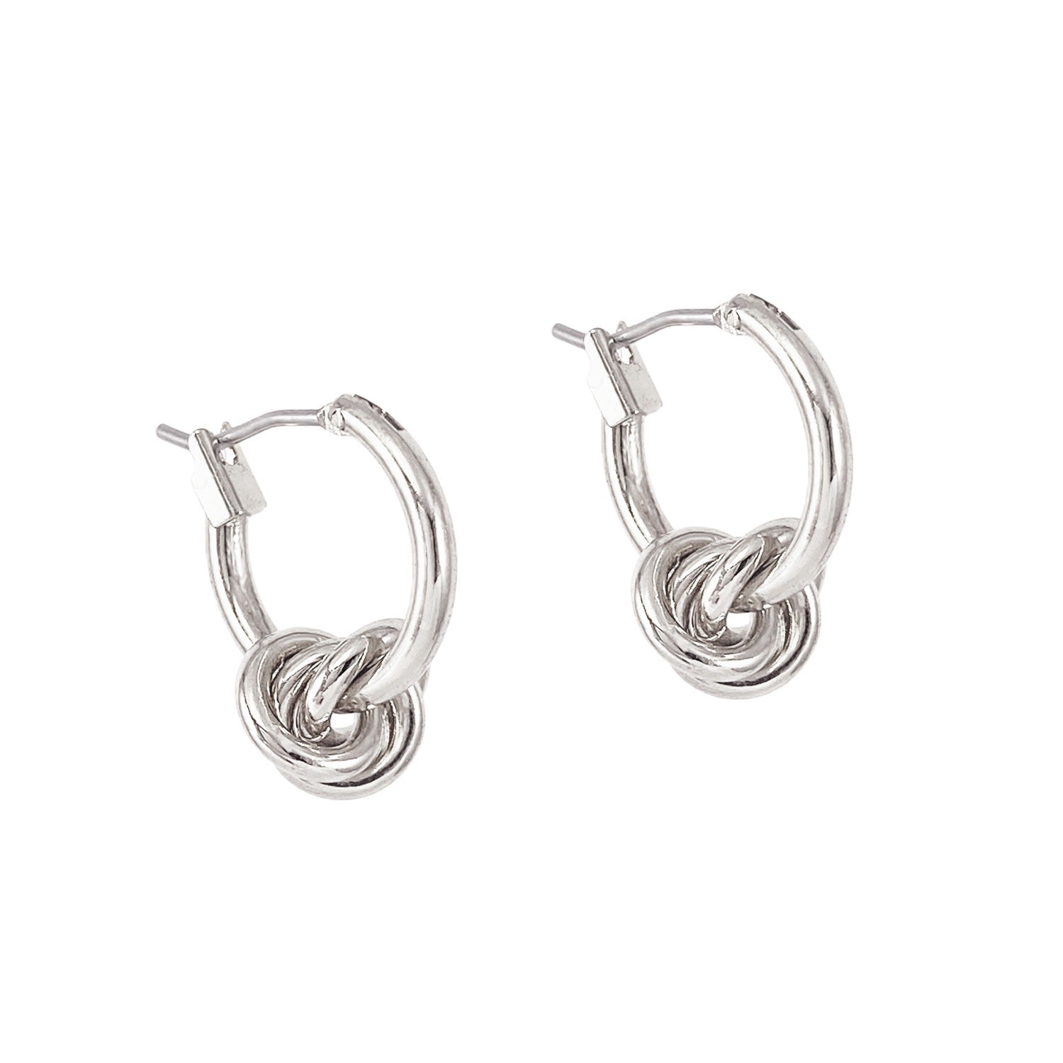 Echo 2-In-1 Hoops Silver