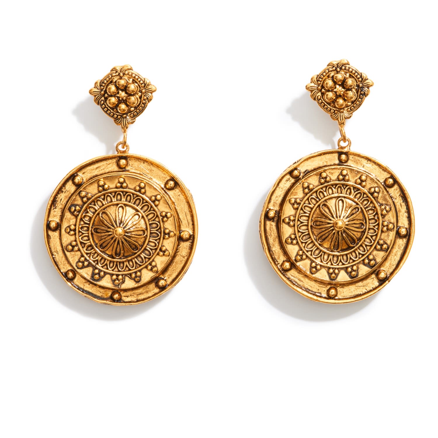Medallion Earrings