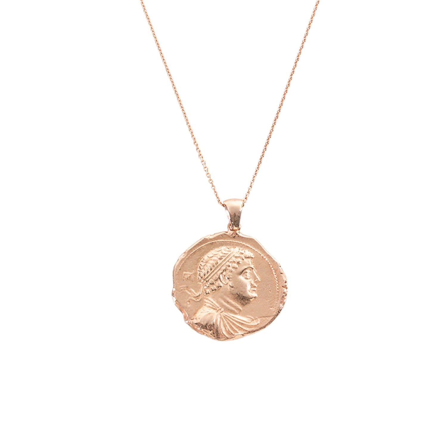 Ancient Greek Coin Silver Necklace